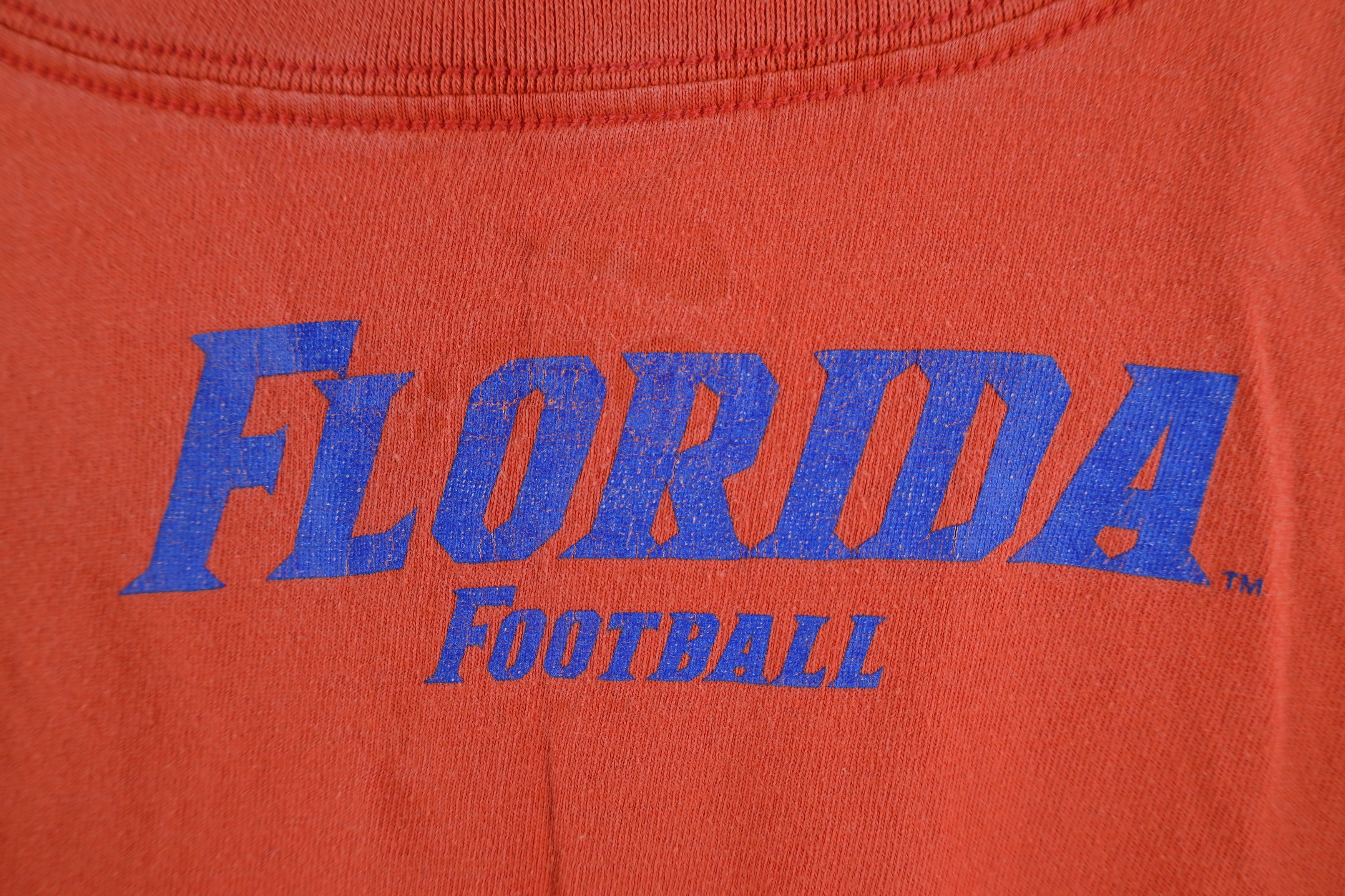 Nike × Vintage Vintage Nike Swoosh University of Florida Football T-Shirt Size US XXL / EU 58 / 5 - 10 Thumbnail