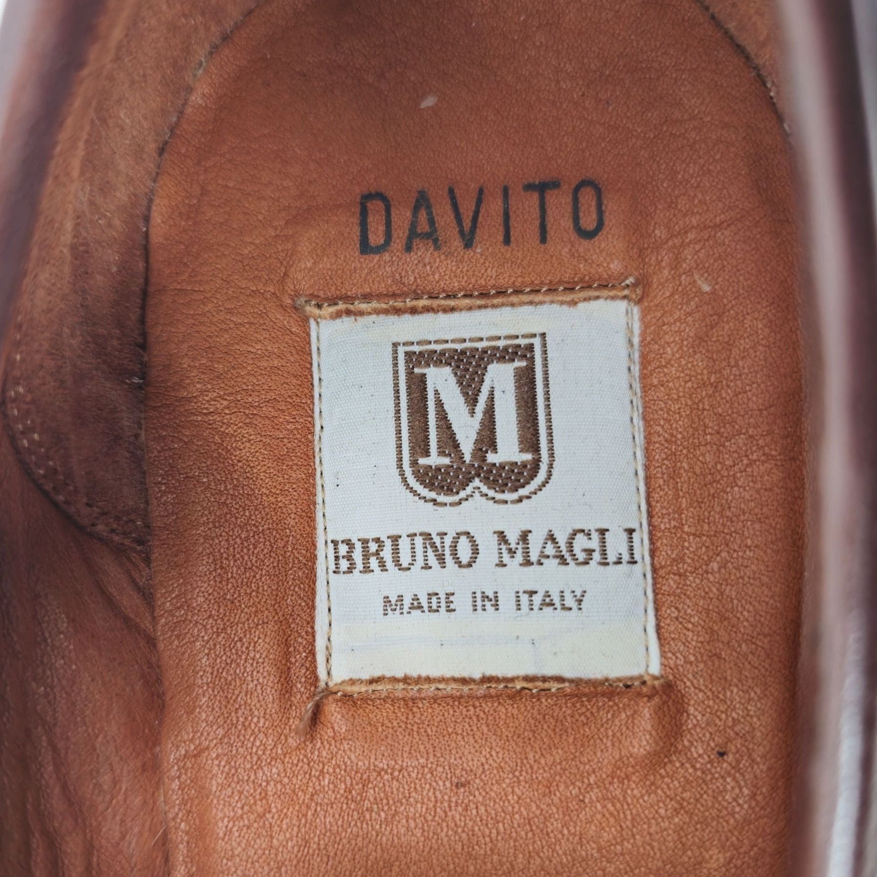 Bruno Magli Vintage NEW Bruno Magli Italy Men 10 Brown Dress Shoe Loafer Size US 10 / EU 43 - 9 Thumbnail