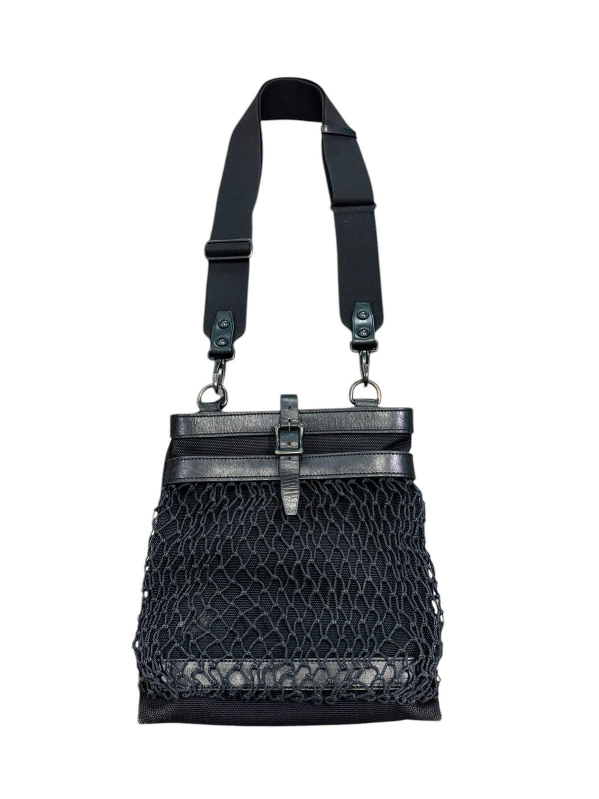 Yoshida Porter Fisherman Tokyo Crossbody Bag in Black, Men's