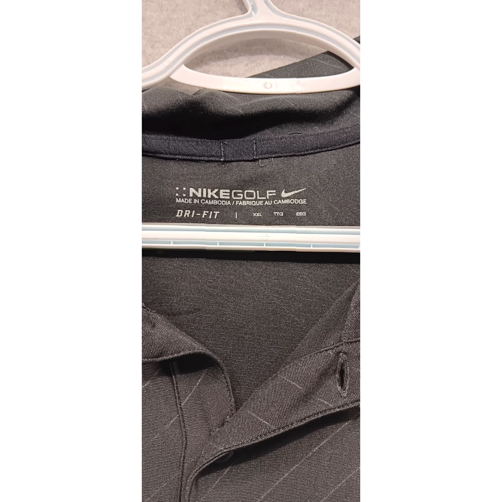 Nike Nike Golf Polo Shirt Mens Dri Fit Black 2XL Short Sleeve Nike Golf 2XL Polo Black Men Short Sleeve Nike Dri-Fit Shirt 381324 010 Size US XXL / EU 58 / 5 - 6 Thumbnail