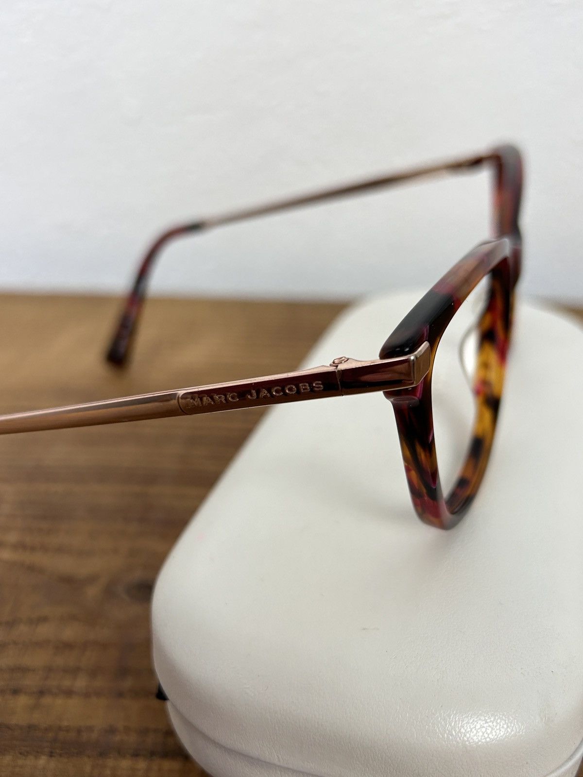 Marc Jacobs Marc Jacobs 400 MFX Havana Plum Womens Glasses Frame Size ONE SIZE - 3 Thumbnail