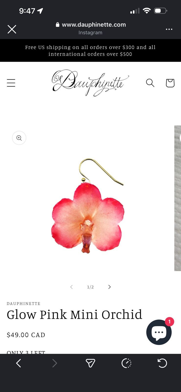 Dauphinette Dauphinette handmade botanicals earrings Size ONE SIZE - 7 Thumbnail
