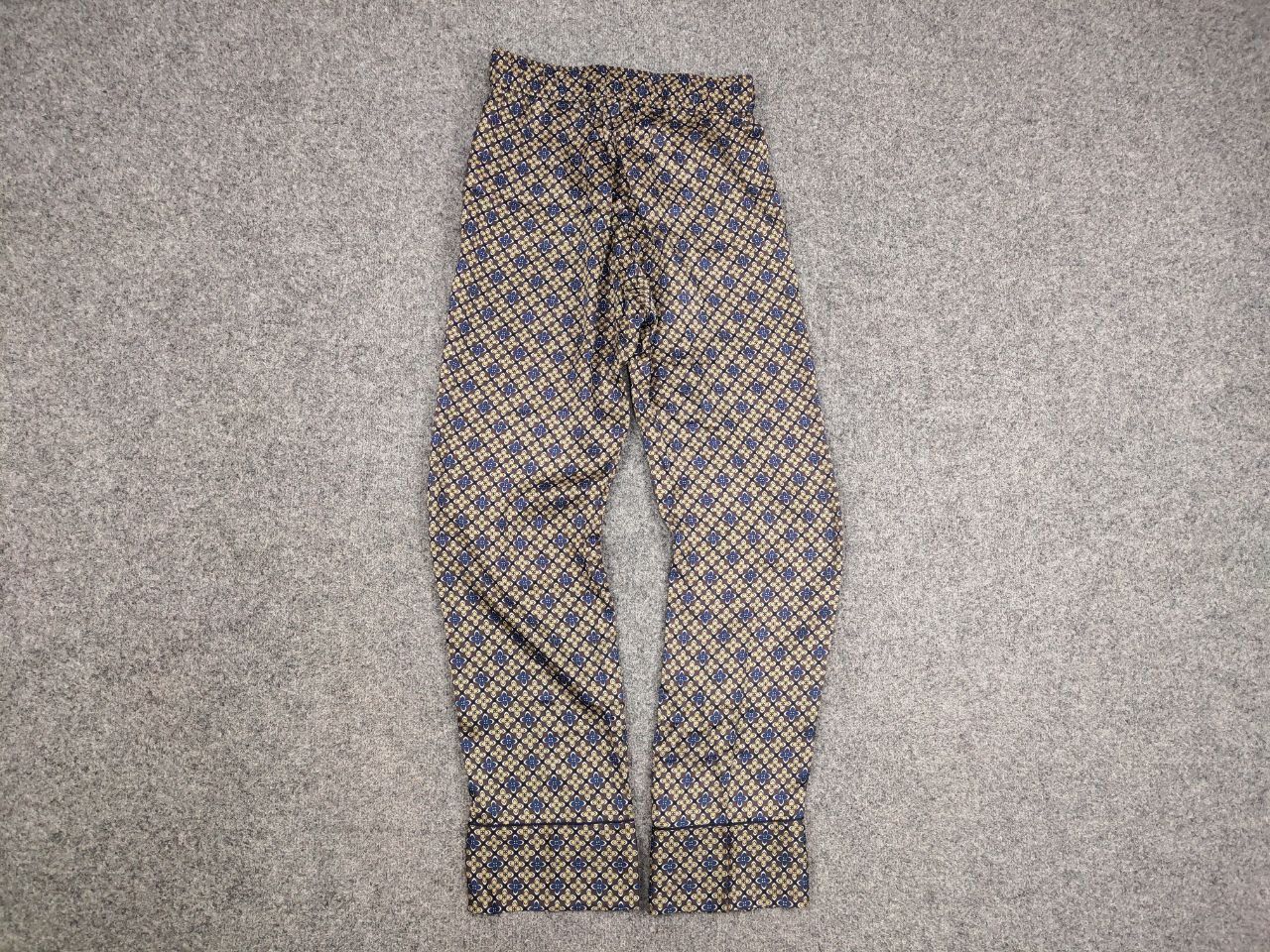 Sandro Sandro Dany Trouser Pants in Floral Print Dark Brown Tan Size 34" / US 12 / IT 48 - 9 Thumbnail