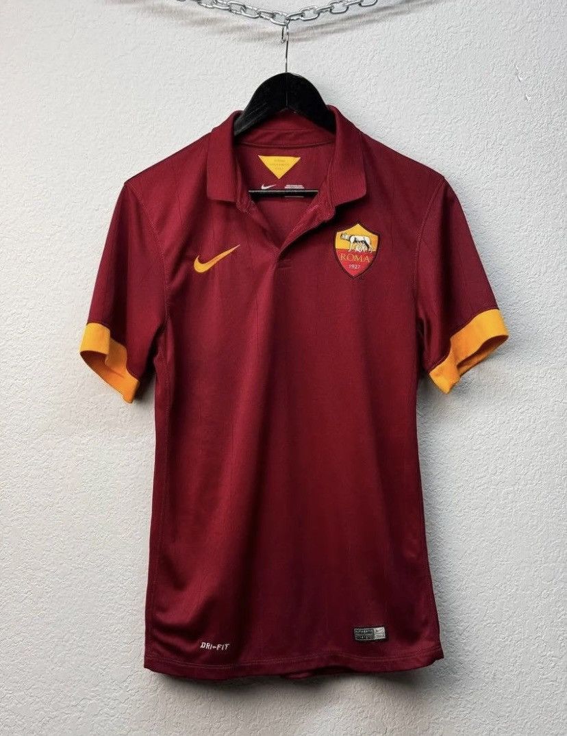 Nike Nike AS ROMA 2014-15 Home Football Jersey Size US S / EU 44-46 / 1 - 4 Thumbnail