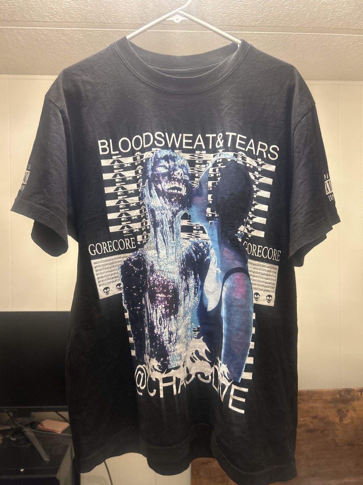 Playboi Carti AWGE Sucker Blues Die Lit Pop Up Exclusive 2024 Rare Tour Merch Tee