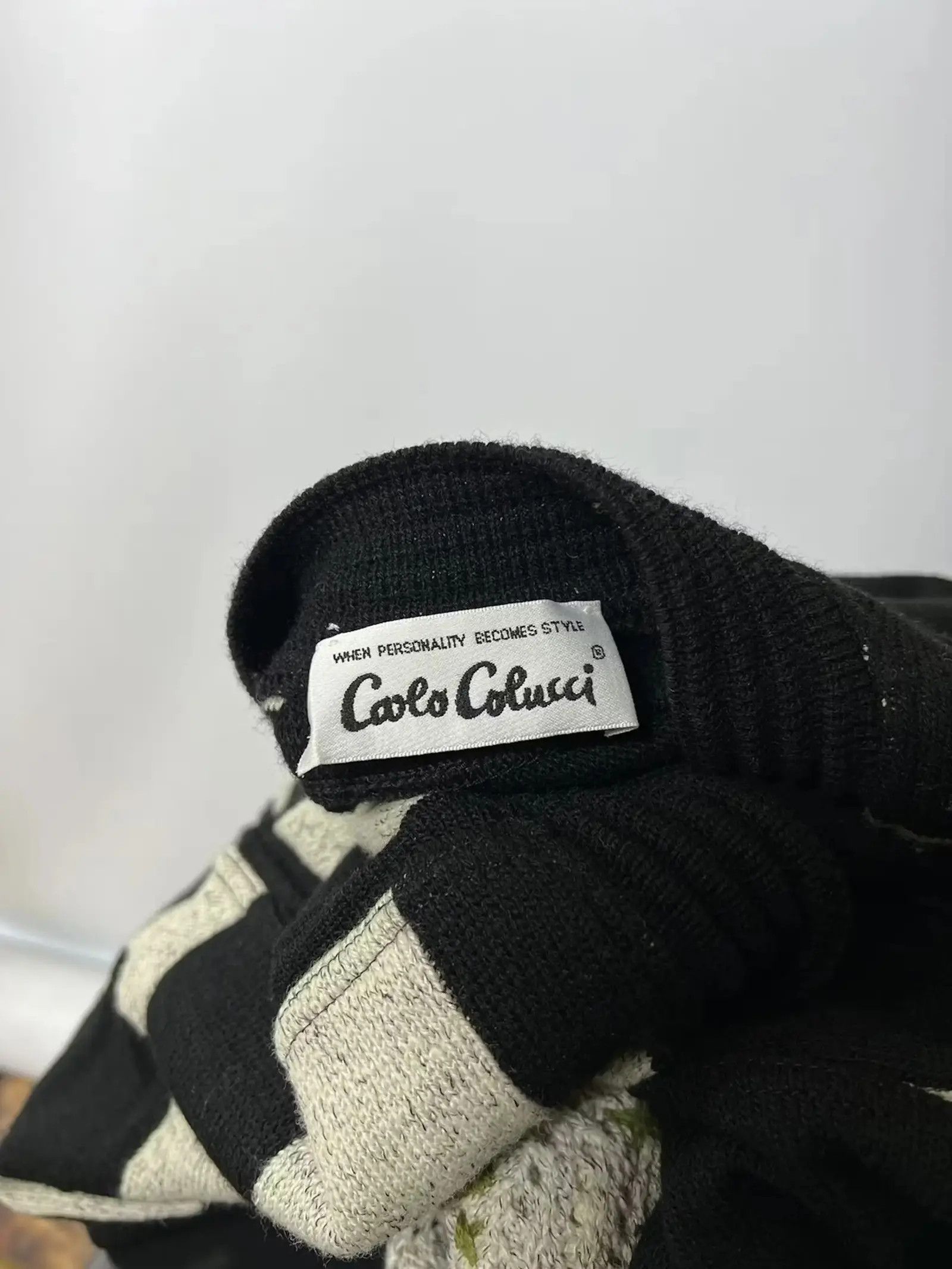 Carlo Colucci × Designer × Vintage Vintage Carlo Colucci knit cardigan Size US L / EU 52-54 / 3 - 5 Thumbnail