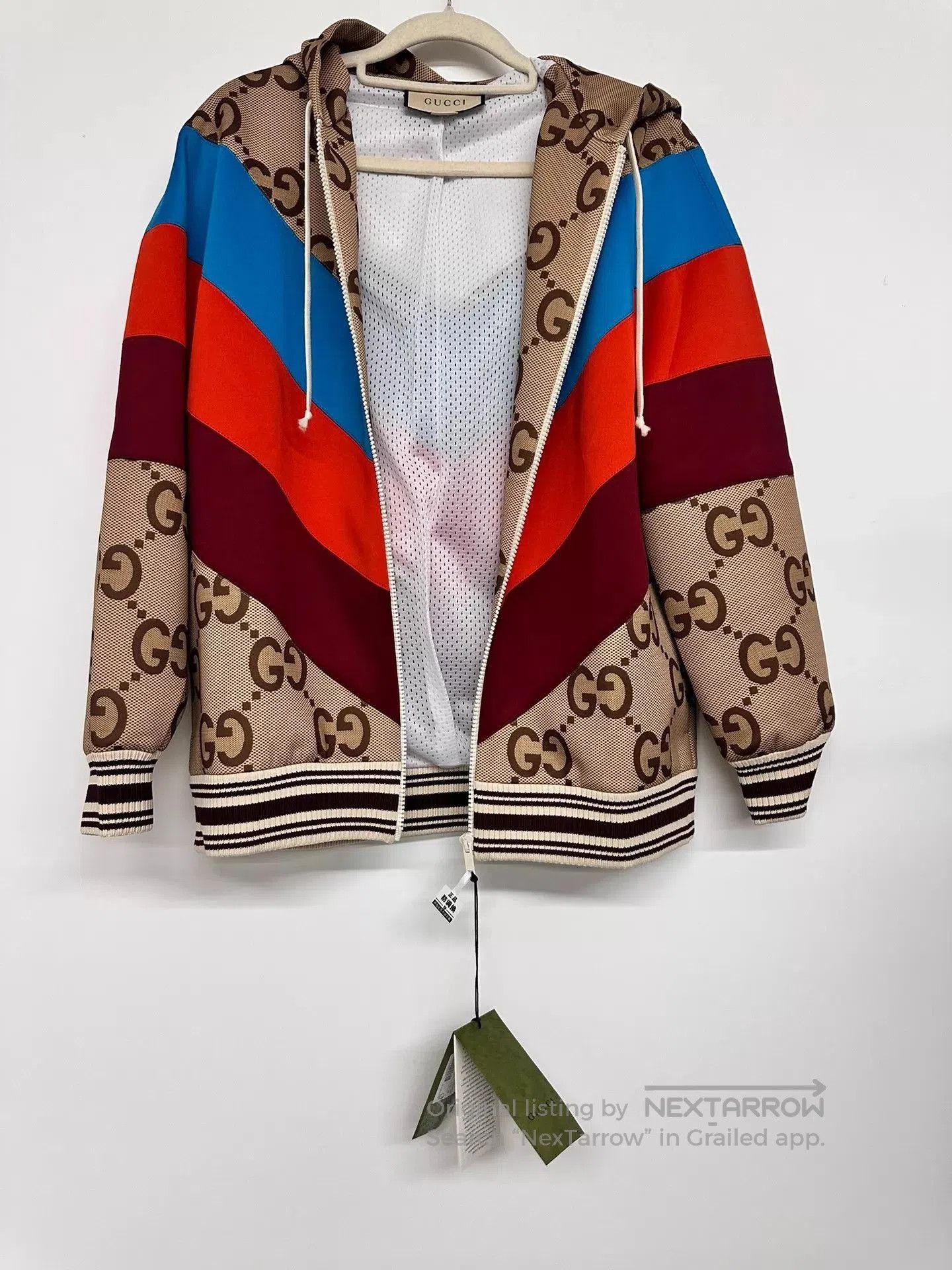Gucci Multi-Color Patterned Zip-Up Hoodie XS. Size US XS / EU 42 / 0 - 1 Thumbnail