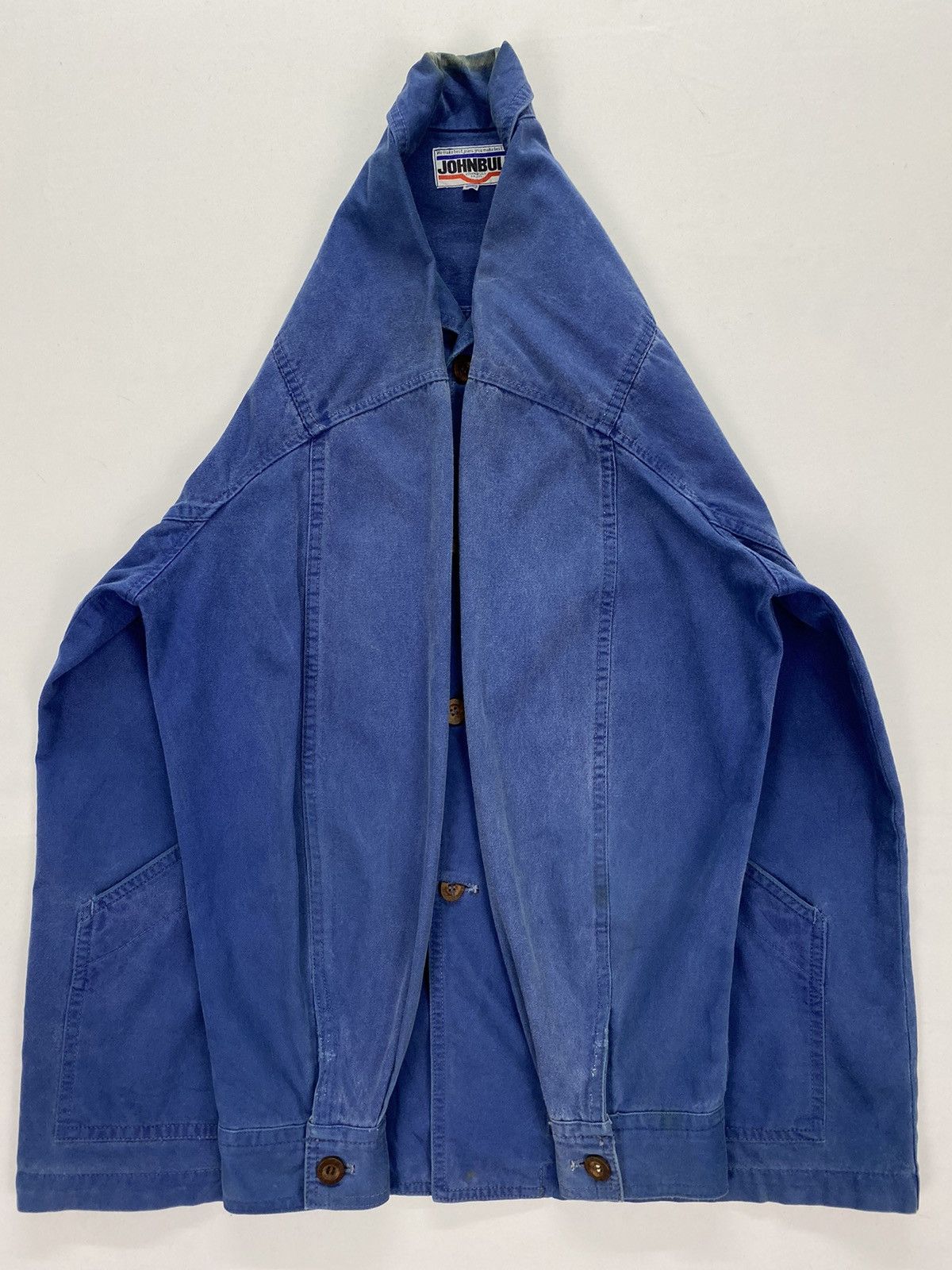 Japanese Brand Vintage Johnbull Dirty Distressed Workwear Jacket Size US M / EU 48-50 / 2 - 5 Thumbnail