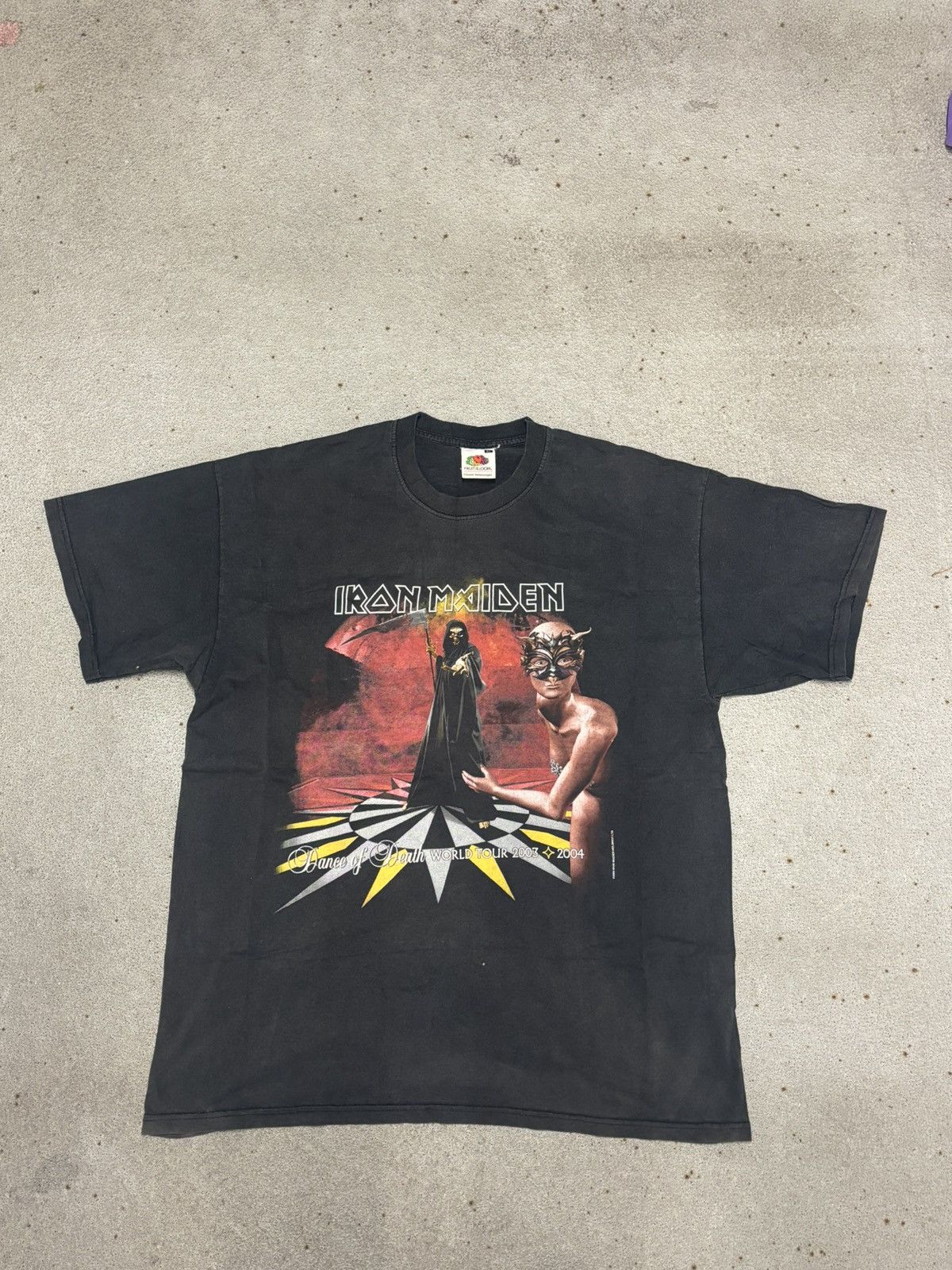 Band Tees 2003 IRON MAIDEN DANCE OF DEATH TOUR Size US XL / EU 56 / 4 - 1 Thumbnail