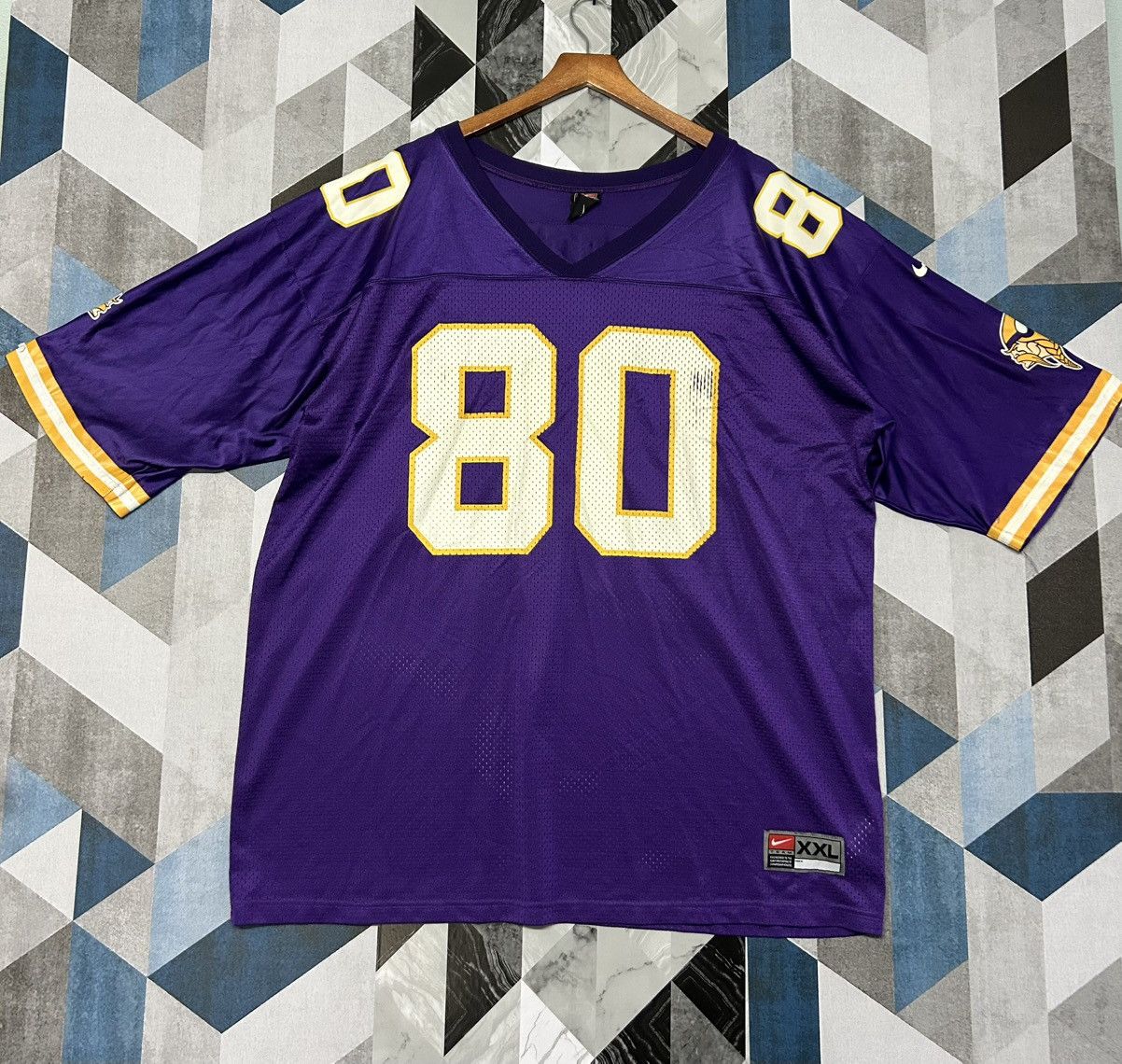 MLB × Nike 🔥 Vintage NFL NIKE Minessota Vikings Cris Carter Jersey Home Size US XXL / EU 58 / 5 - 1 Thumbnail