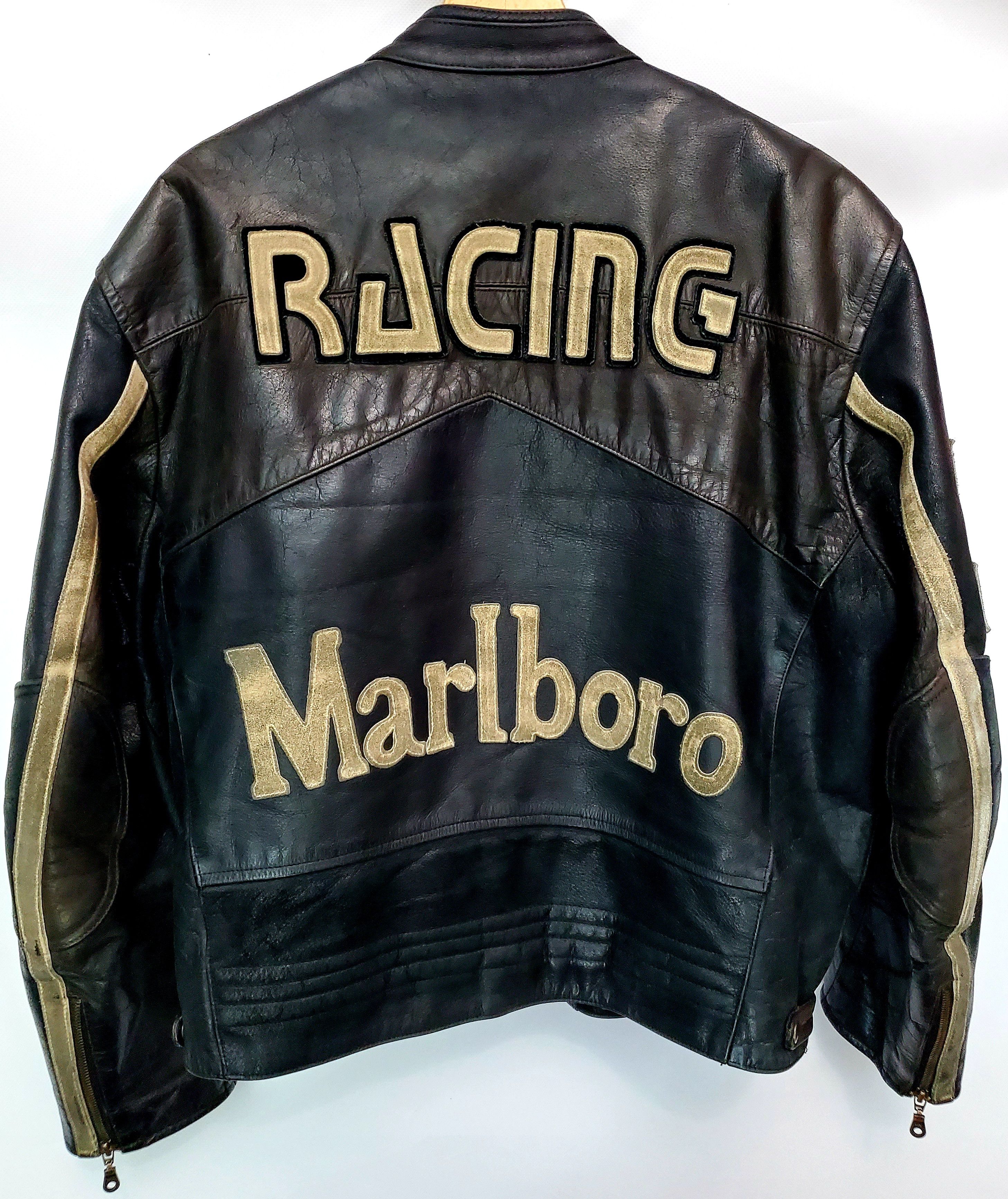 Marlboro × Vintage RARE❗️ Vintage Marlboro Rasing leather jasket size L Size US L / EU 52-54 / 3 - 2 Thumbnail