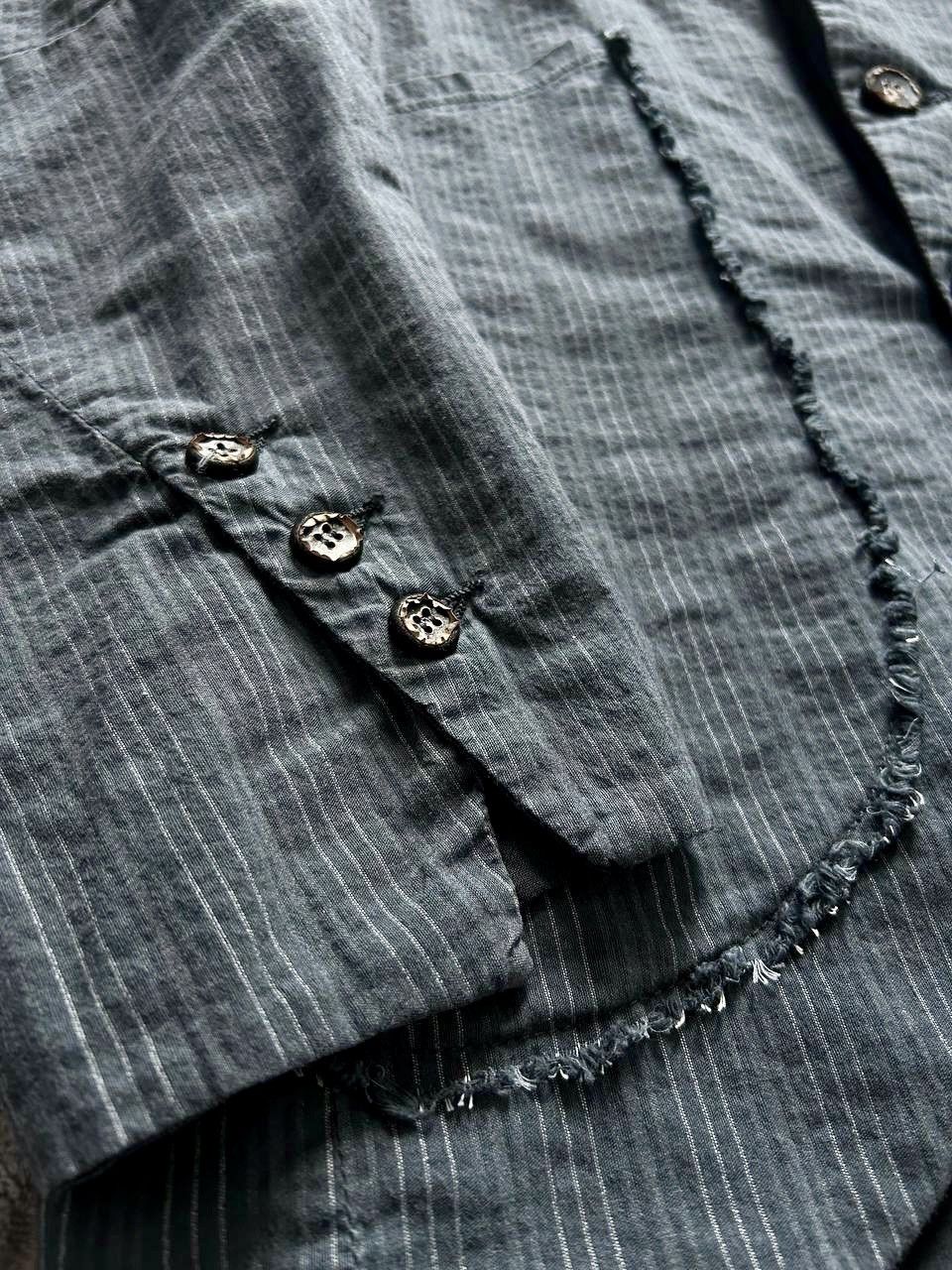 Marc Point Venezia Marc Point Distressed Striped Light Button Jacket Size US M / EU 48-50 / 2 - 7 Thumbnail
