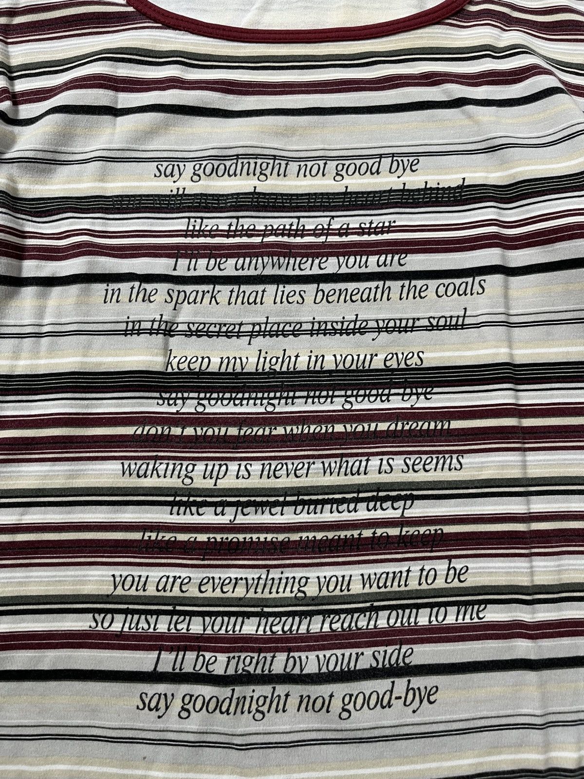 Hysteric Glamour 🔥POEM JUNIA WATANABE CDG JAPANESE VIBE 00'S T SHIRT Size L / US 10 / IT 46 - 1 Thumbnail