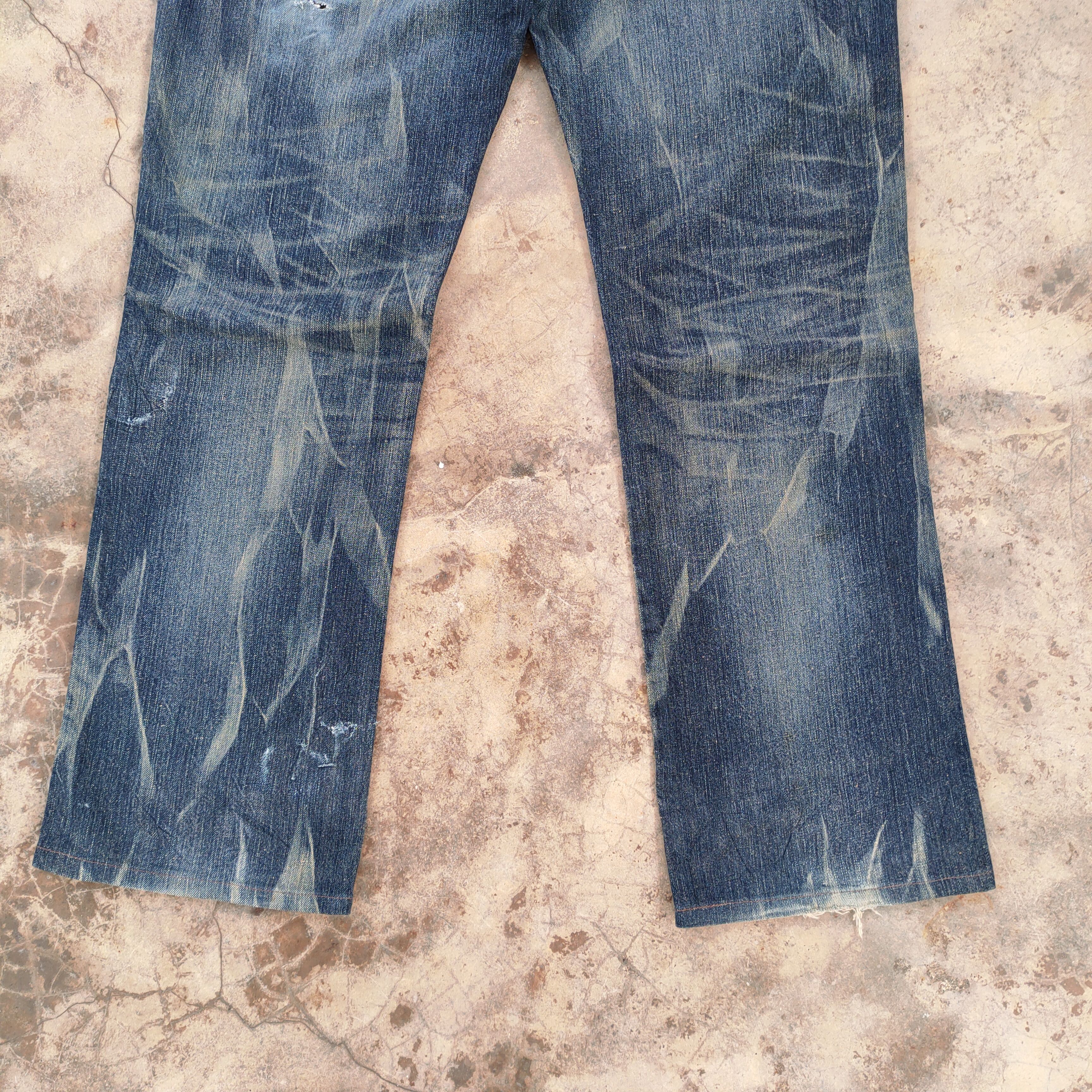Edwin VINTAGE EDWIN BLUE TRIP RUSTY FADED RIPPED JEAN DENIM PANTS Size US 36 / EU 52 - 12 Thumbnail