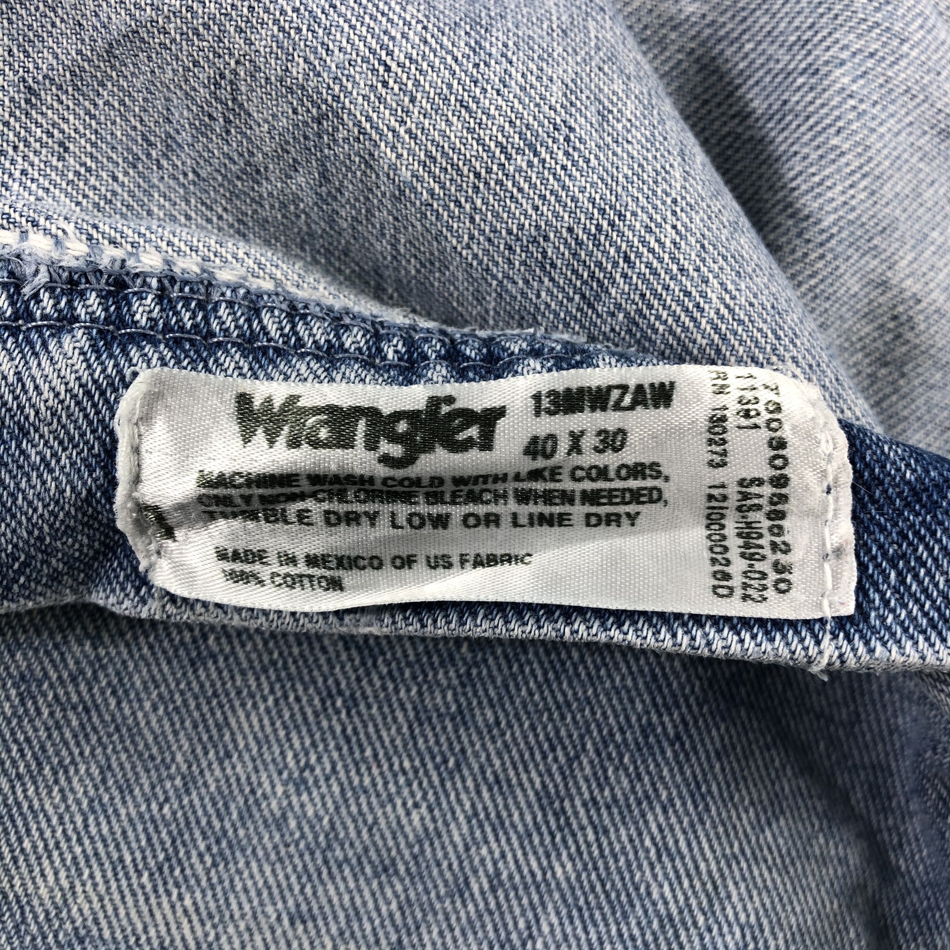 Vintage Vintage Blue Wash Wrangler Jeans-J2405 Size US 40 / EU 56 - 13 Thumbnail