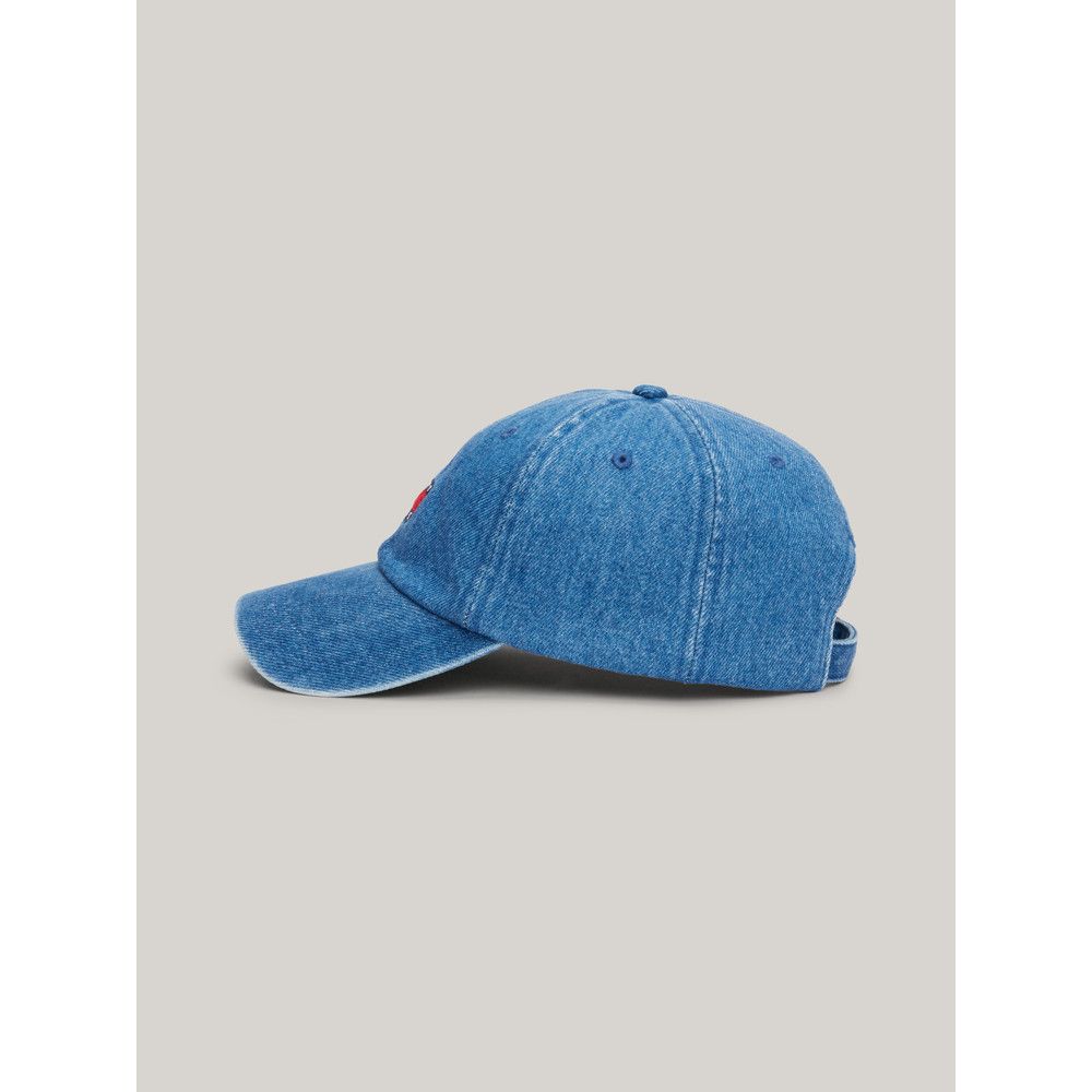 Tommy Hilfiger TOMMY HILFIGER Heritage Faded Denim Baseball Cap Women Size ONE SIZE - 3 Thumbnail