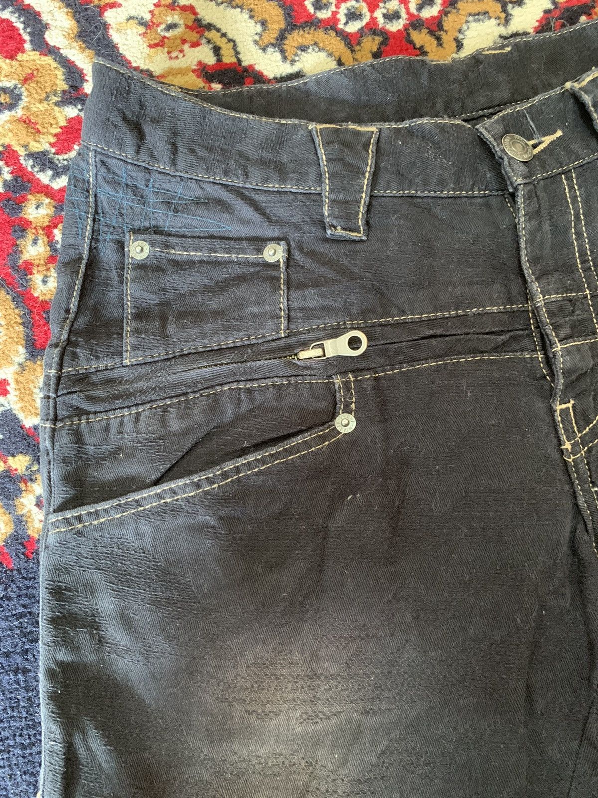 PPFM PPFM Buckel Back Distressed Denim Size US 30 / EU 46 - 7 Thumbnail