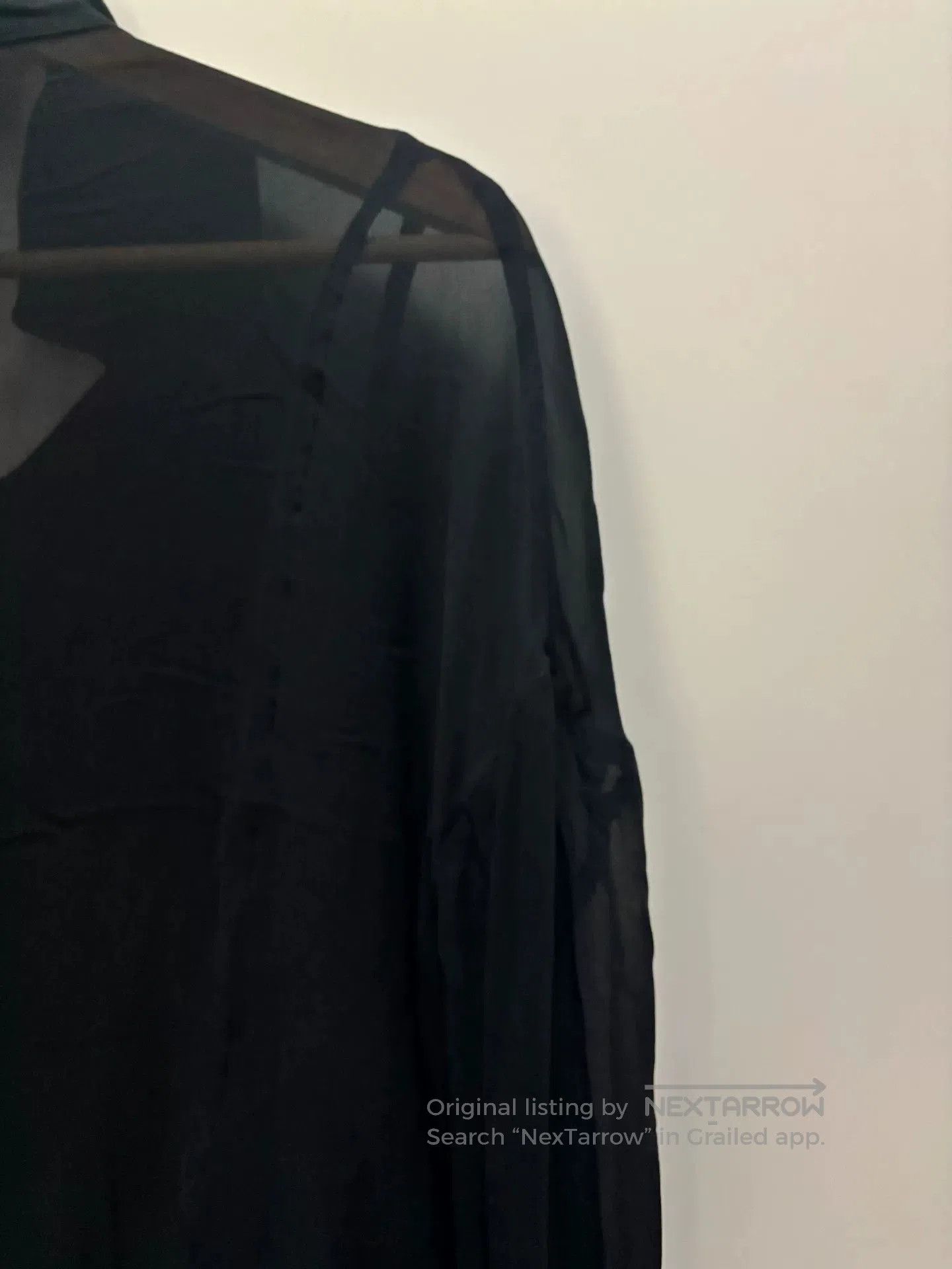 Ann Demeulemeester Ann Demeulemeester Sheer Chiffon Jacket. Size XXS / US 00 / IT 34 - 2 Thumbnail