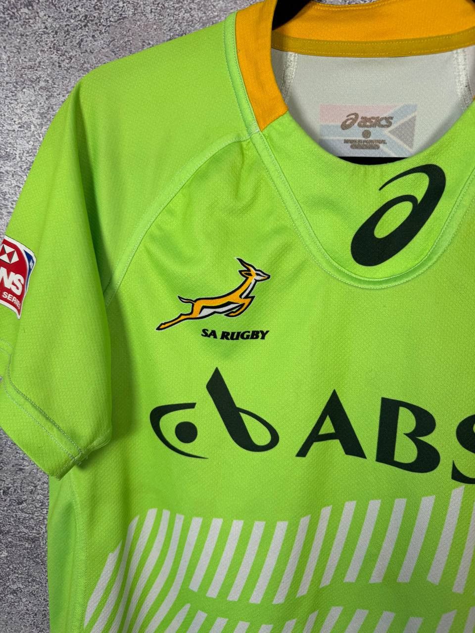 Asics South Africa Sevens Rugby Shirt 2014 Asics Jersey Small Size US S / EU 44-46 / 1 - 4 Thumbnail