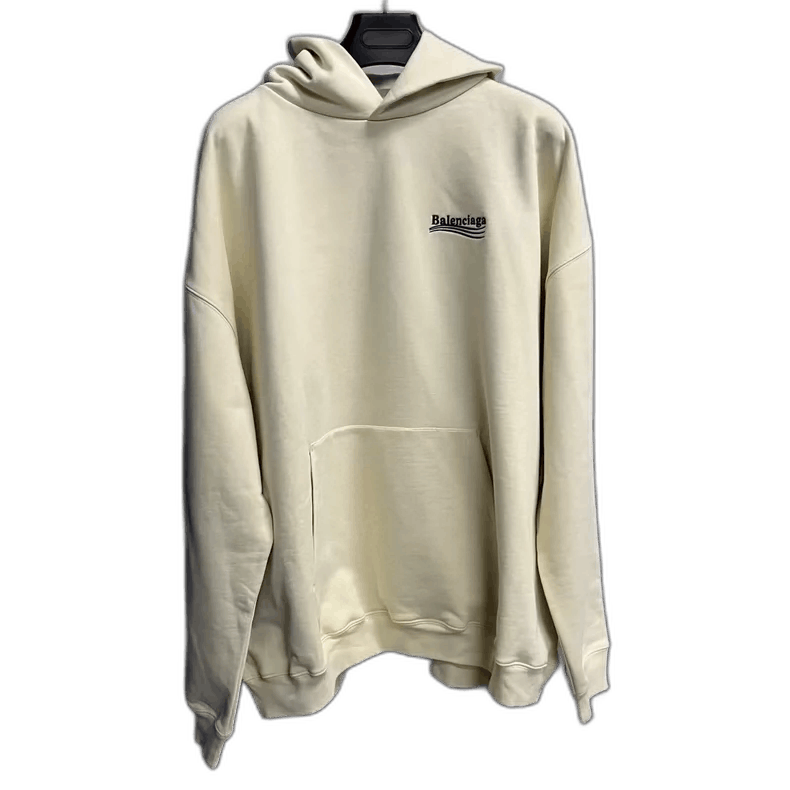 Balenciaga Balenciaga White Logo Print Hoodie Size US XS / EU 42 / 0 - 1 Thumbnail