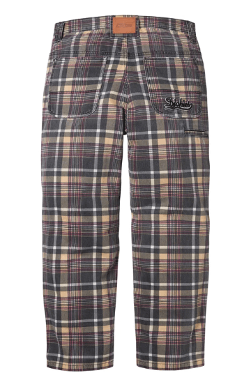 Dickies × Supreme Supreme Dickies Double Knee Baggy Jean Black Plaid Size 36 Size US 36 / EU 52 - 3 Thumbnail