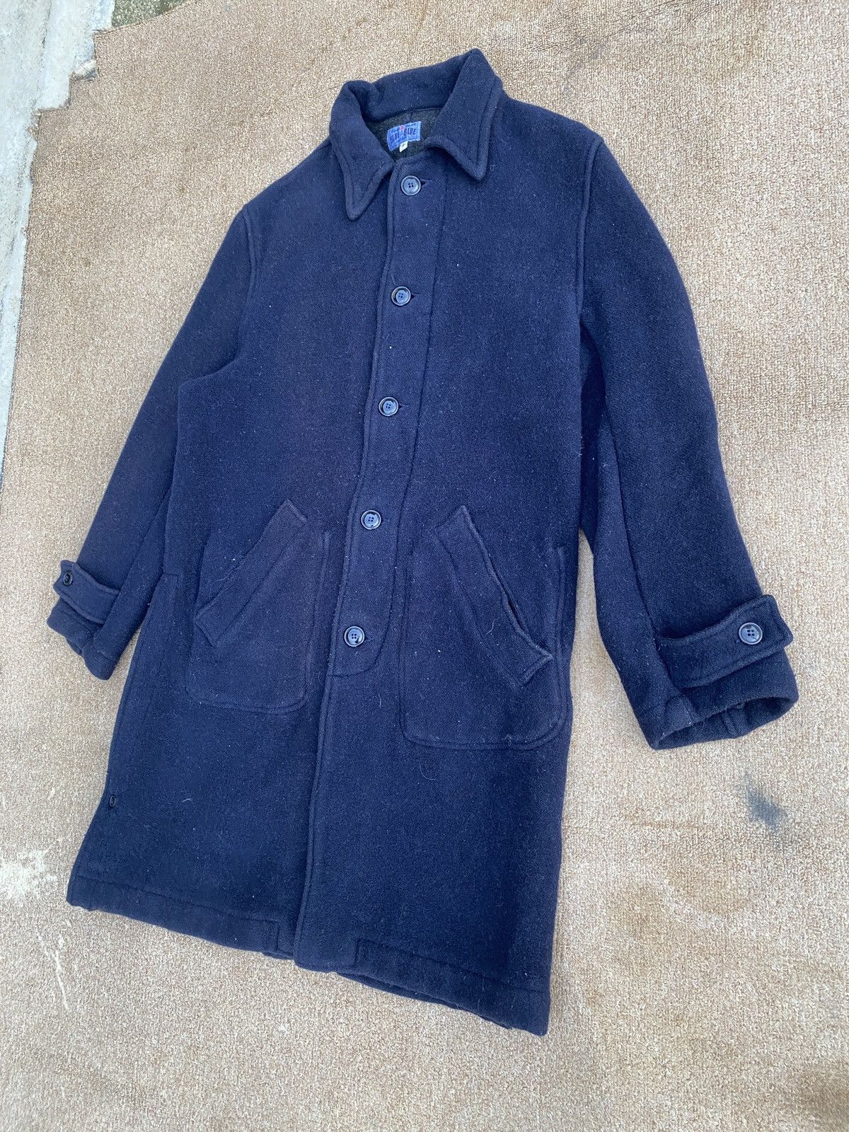 Blue Blue Japan Vintage blue blue woll jacket Size US M / EU 48-50 / 2 - 3 Thumbnail