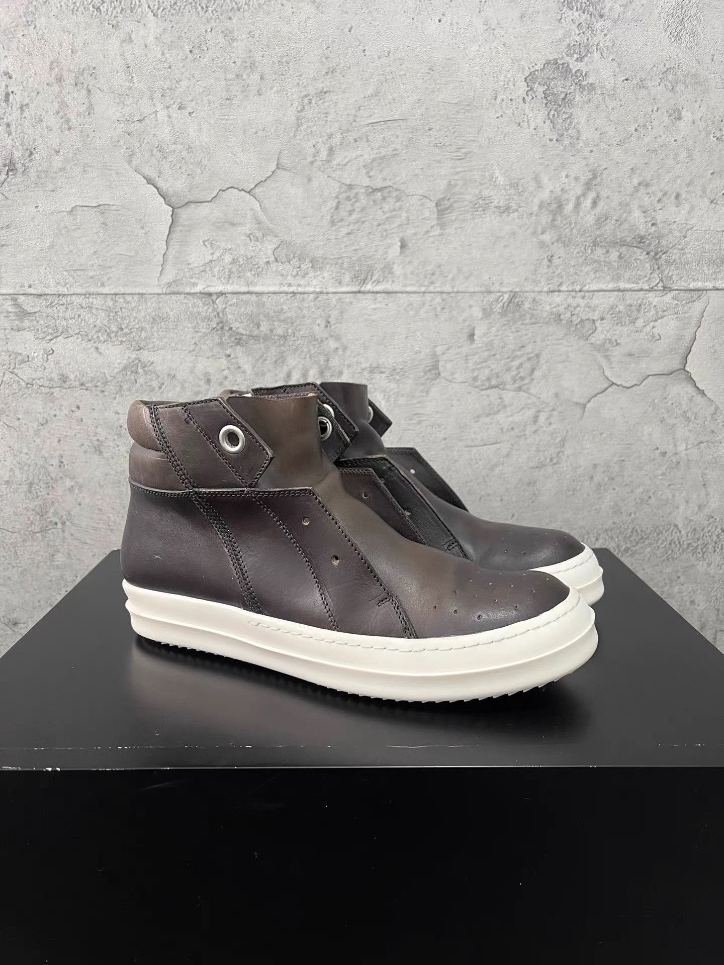 Rick Owens Rick Owens 16SS Island Dunk Sneakers K34 Size US 6 / EU 39 - 1 Thumbnail
