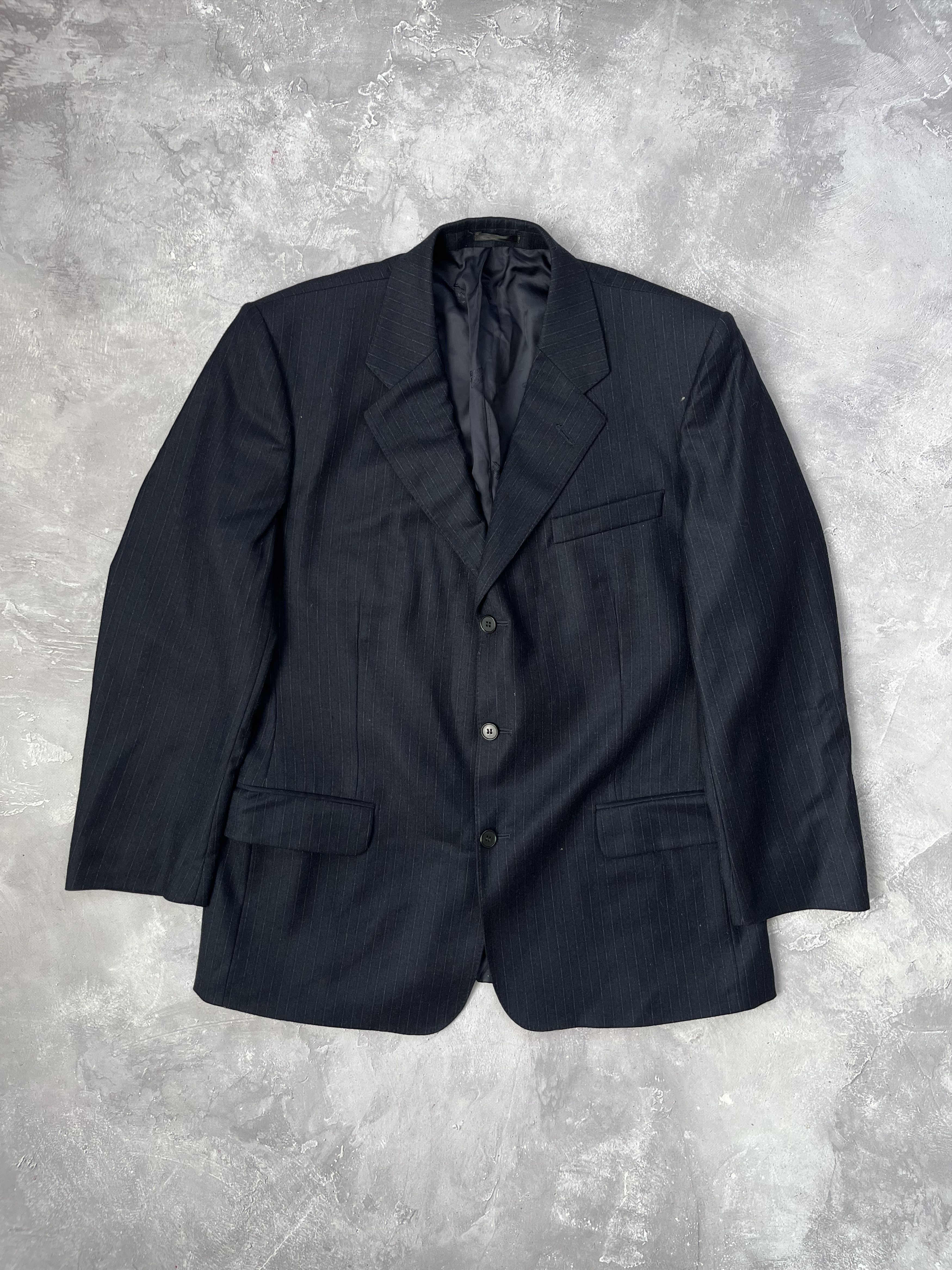 Burberry Vintage Burberry's Wool Cashmere Suit Pinstripe Size 42R Size 42R - 2 Thumbnail