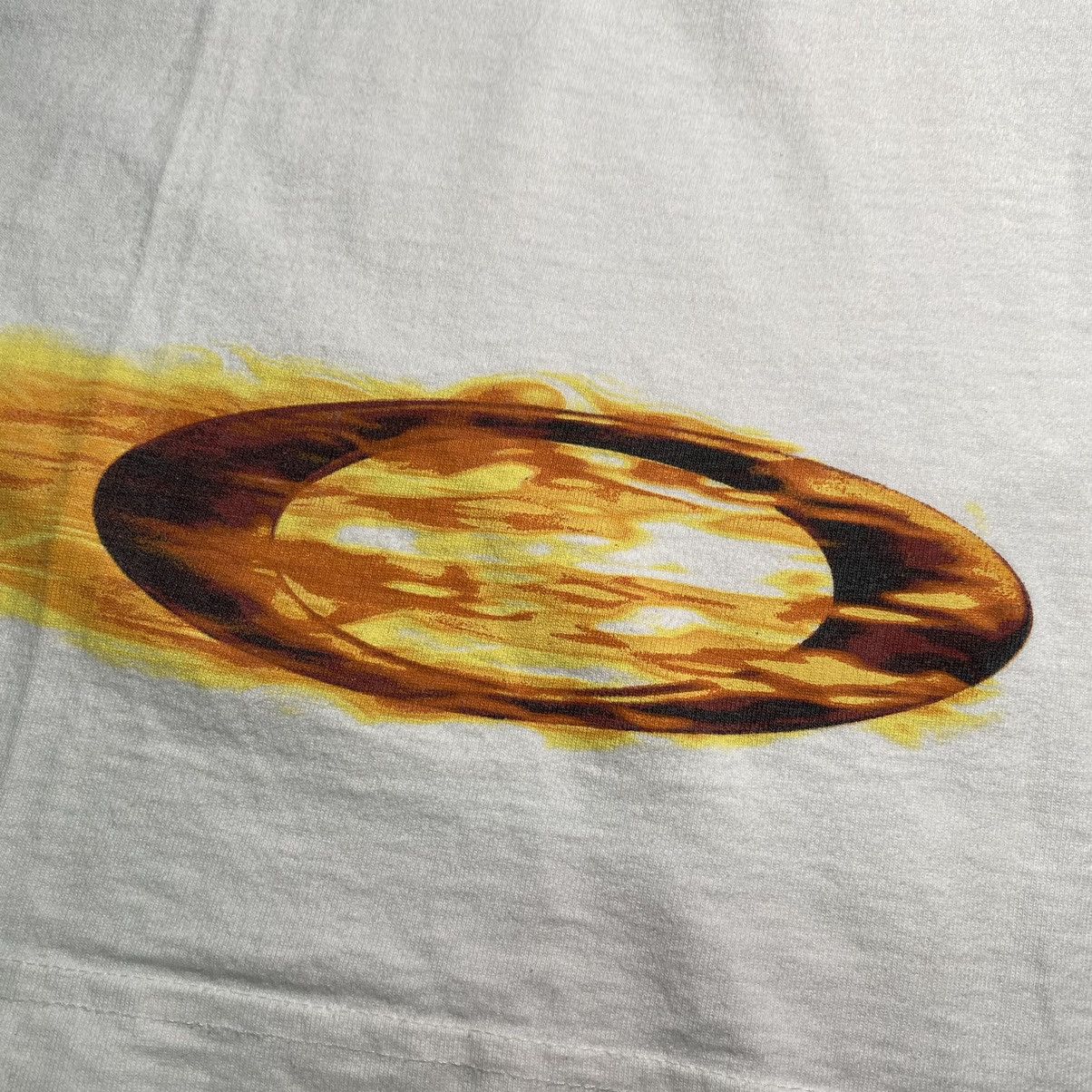 Oakley Vintage 90’s Oakley Flames Software Longsleeve Tee Size US S / EU 44-46 / 1 - 11 Thumbnail