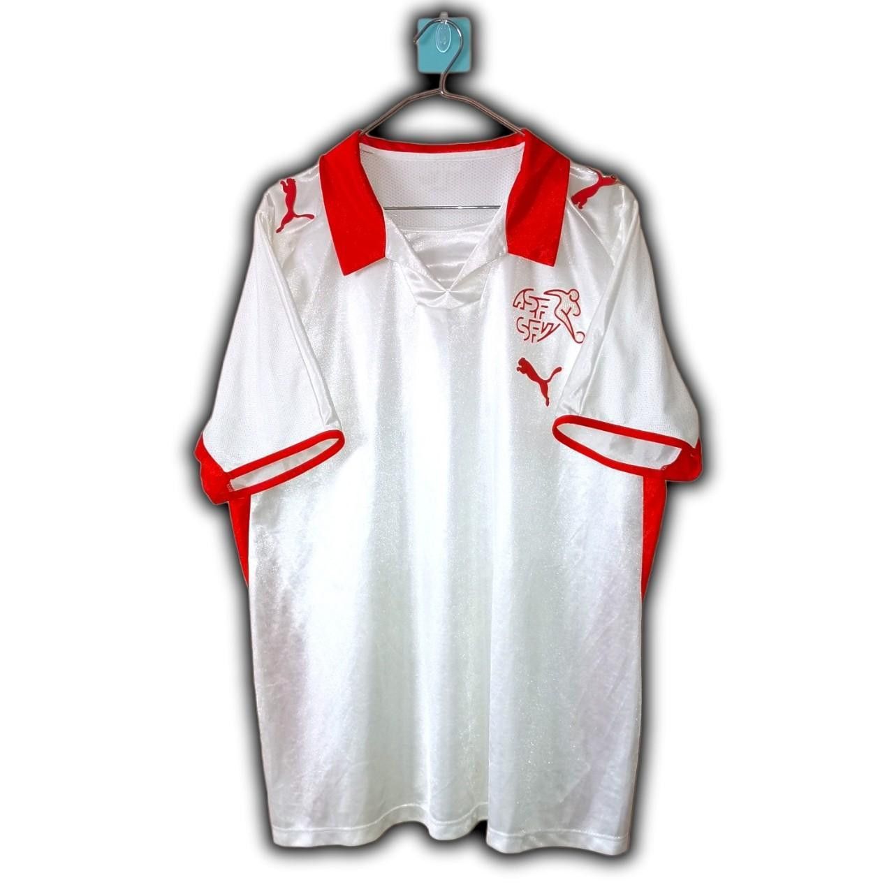 Puma Swiss 2008 2009 World Cup Home shirt jersey Size US L / EU 52-54 / 3 - 3 Thumbnail