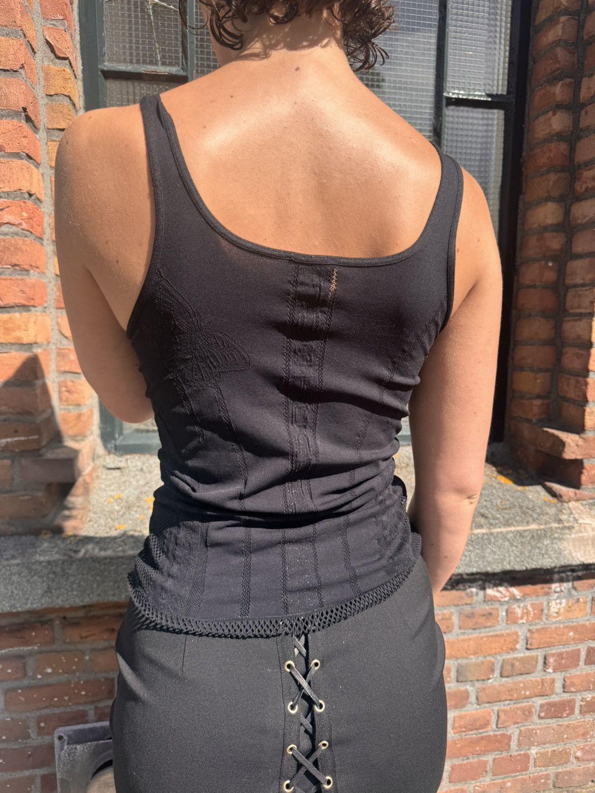 Just Cavalli laced mesh tank top Size M / US 6-8 / IT 42-44 - 3 Thumbnail
