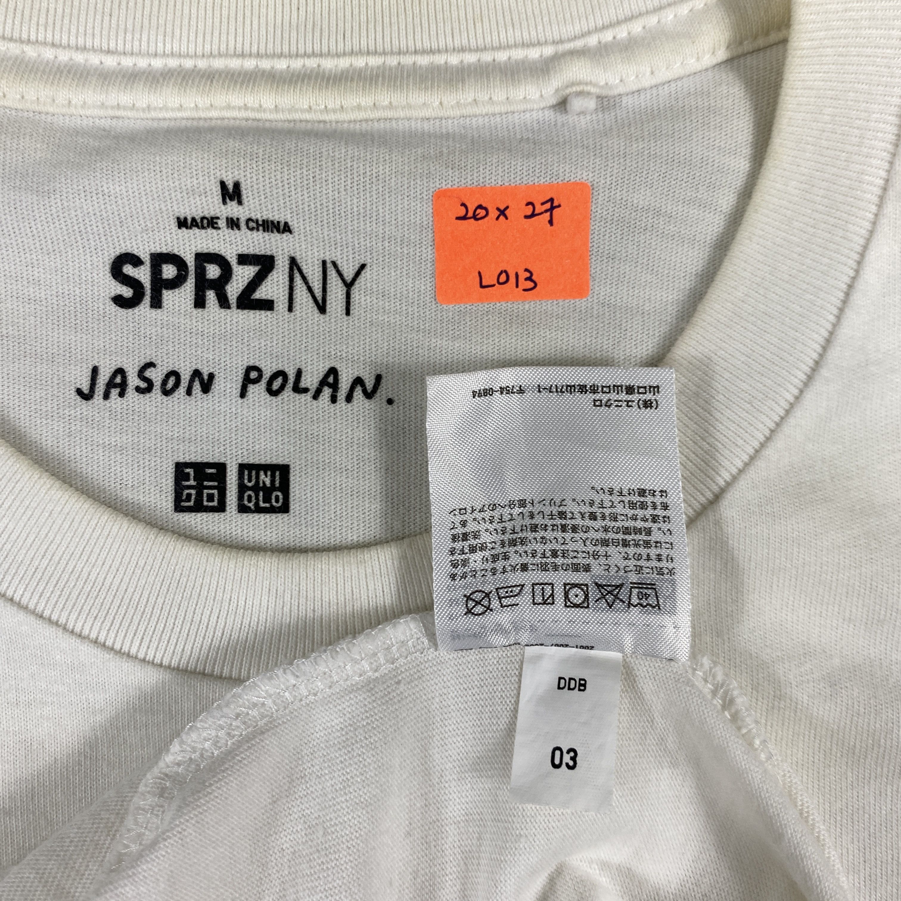 Japanese Brand Uniqlo x Jason Polan T-Shirt - L013 Size US M / EU 48-50 / 2 - 8 Thumbnail