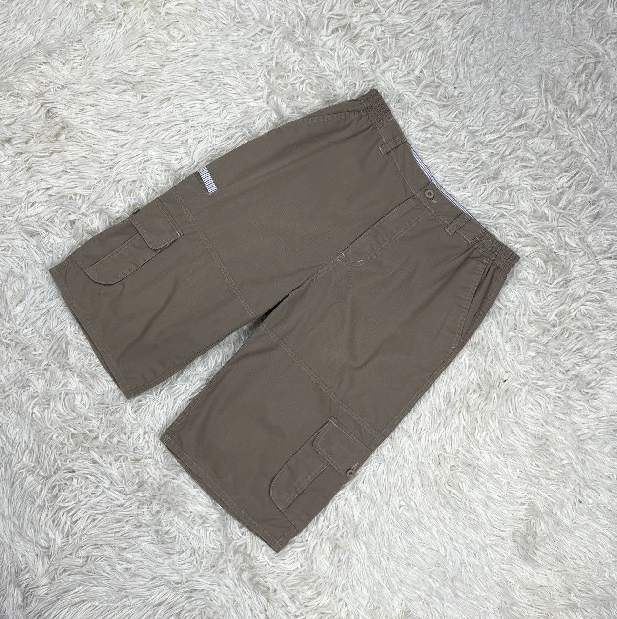 Japanese Brand Alberta Cargo Short Pants Size US 33 - 3 Thumbnail