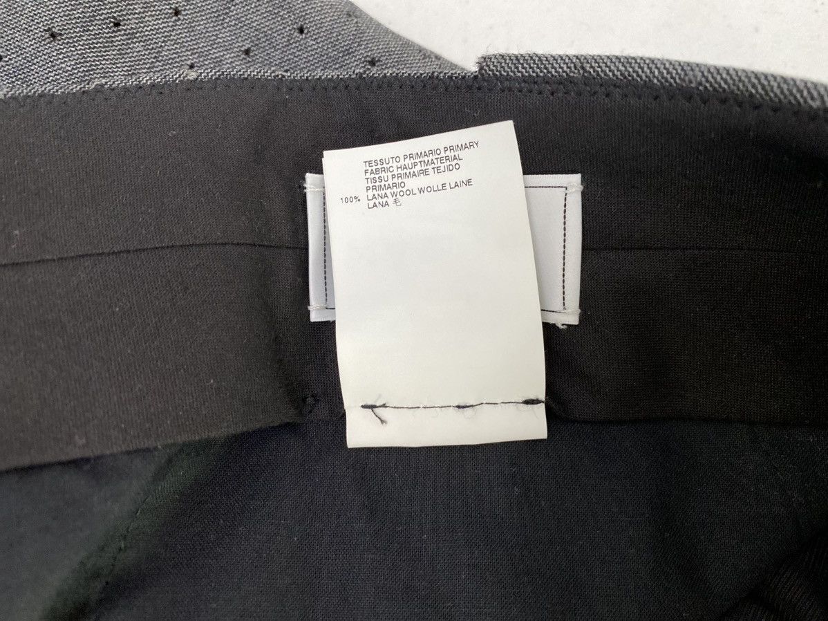 Maison Margiela MM 🇮🇹 Grey Wool Airate Slacks Runway Vintage 2010 NWT Size 38R - 16 Thumbnail