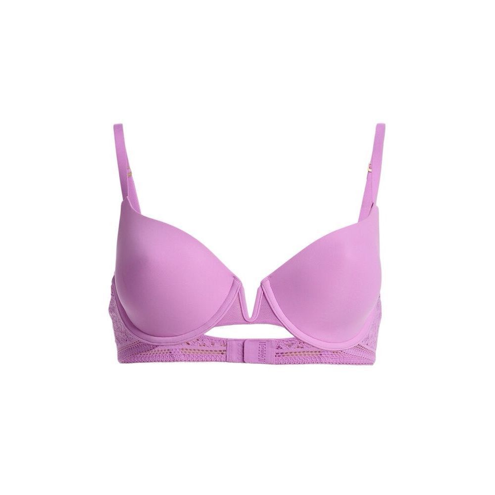Wolford NWT Wolford Straight Laced Demi Cup Bra 75D 34D Orchid Size ONE SIZE - 4 Thumbnail
