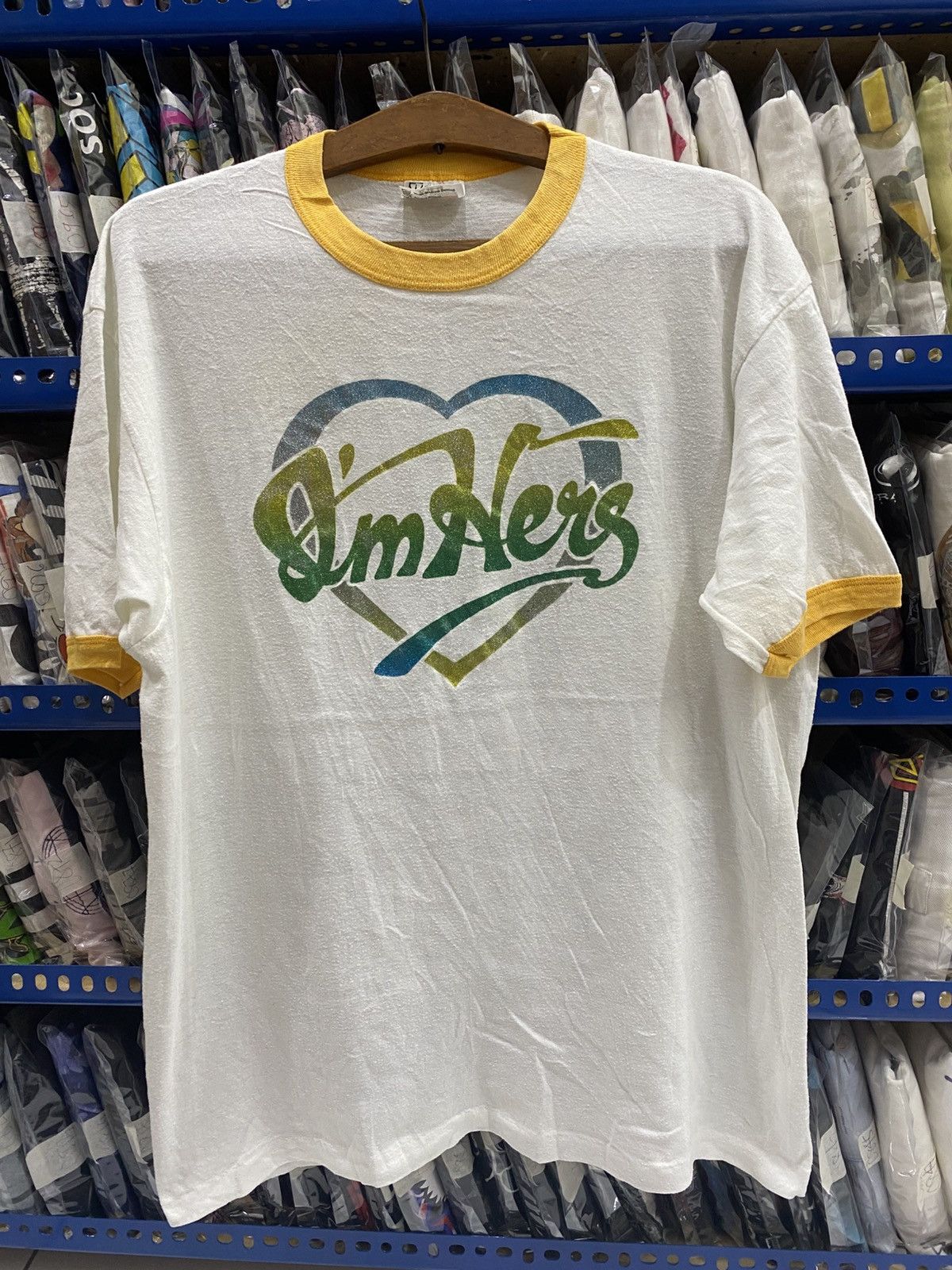Hanes VINTAGE RINGER TSHIRT Size US L / EU 52-54 / 3 - 1 Thumbnail