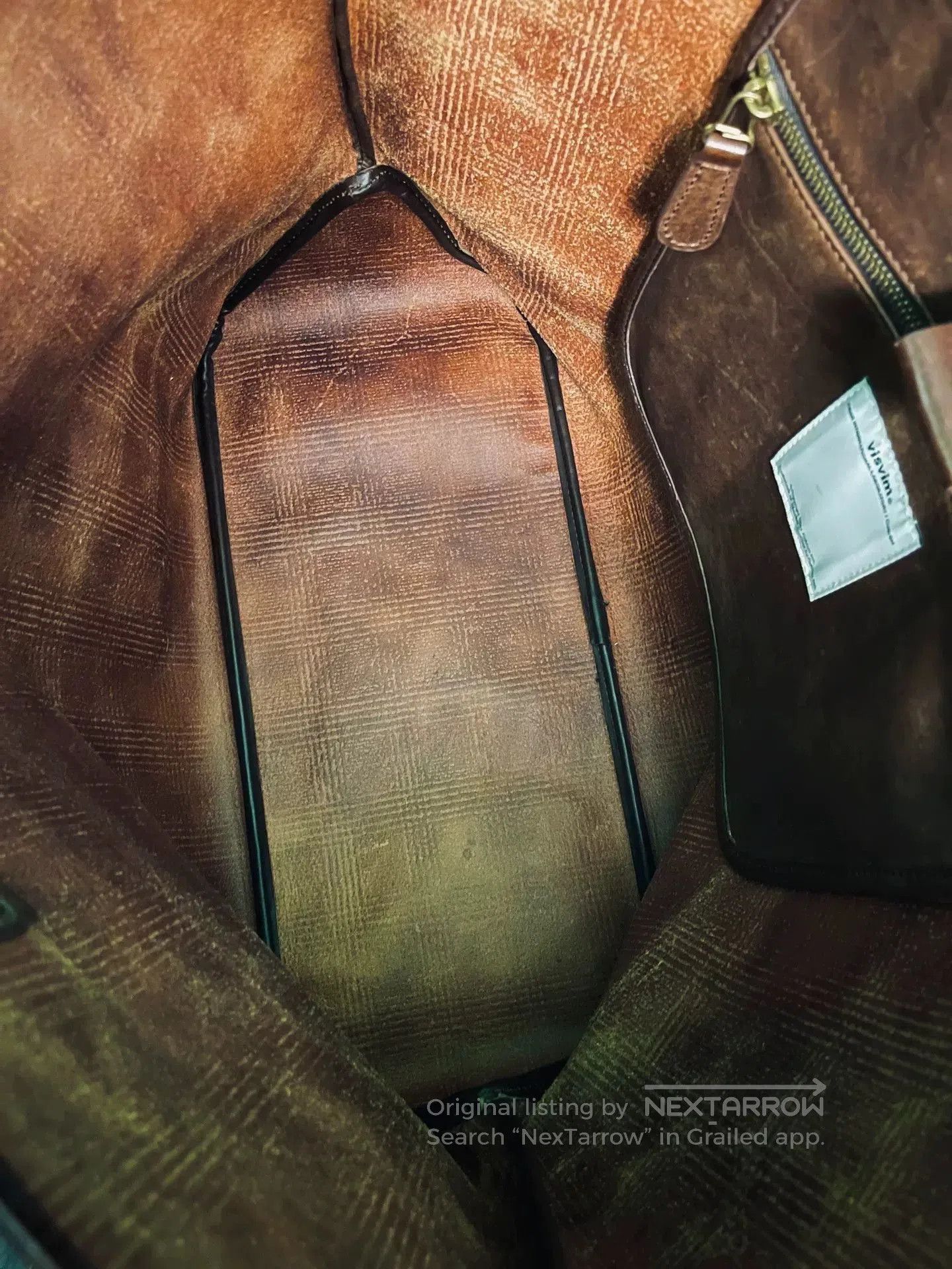 Visvim visvim chocolate leather homer tote bag. Size ONE SIZE - 5 Thumbnail