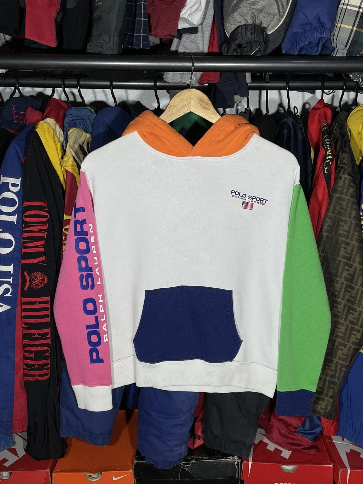 Polo Ralph Lauren × Vintage Hoodie Polo Sport Size XS / US 0-2 / IT 36-38 - 1 Thumbnail