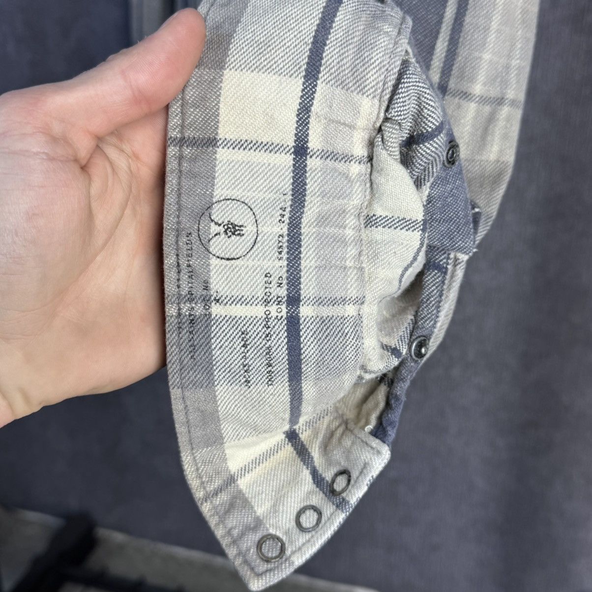 Allsaints Vintage allsaints shirt Checkered pocket y2k Size US M / EU 48-50 / 2 - 6 Thumbnail