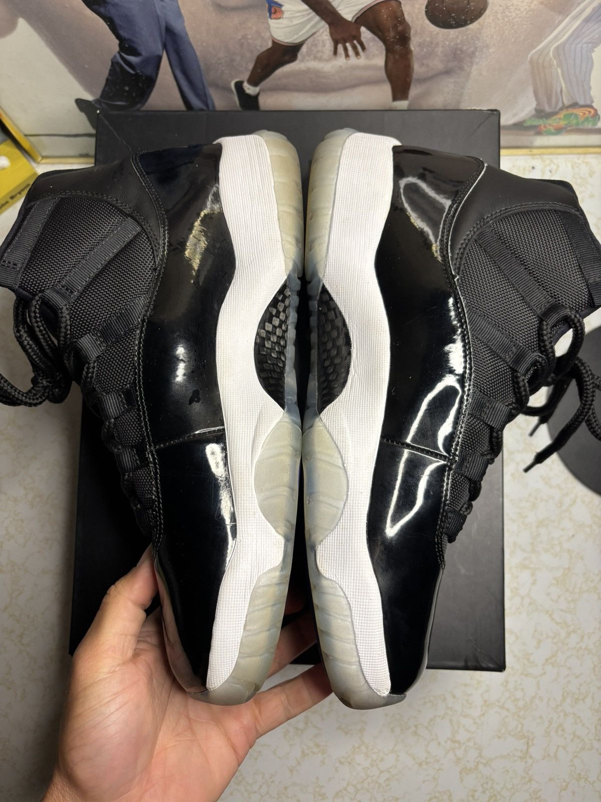 Jordan Brand Jordan Retro 11 ‘space jam’ Size US 11.5 / EU 44-45 - 3 Thumbnail