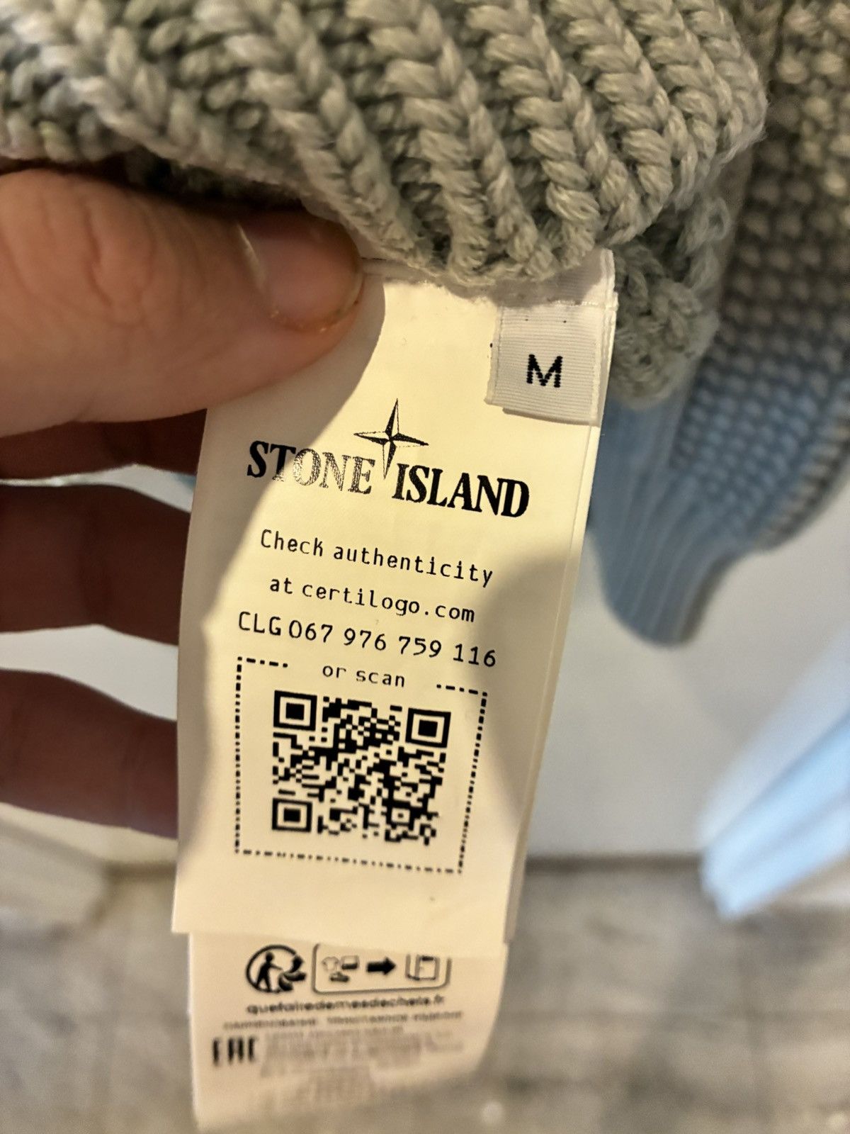 Stone Island Stone Island Knitwear 100% Pure Wool ’DUST' Treatment 100% Size US M / EU 48-50 / 2 - 6 Thumbnail