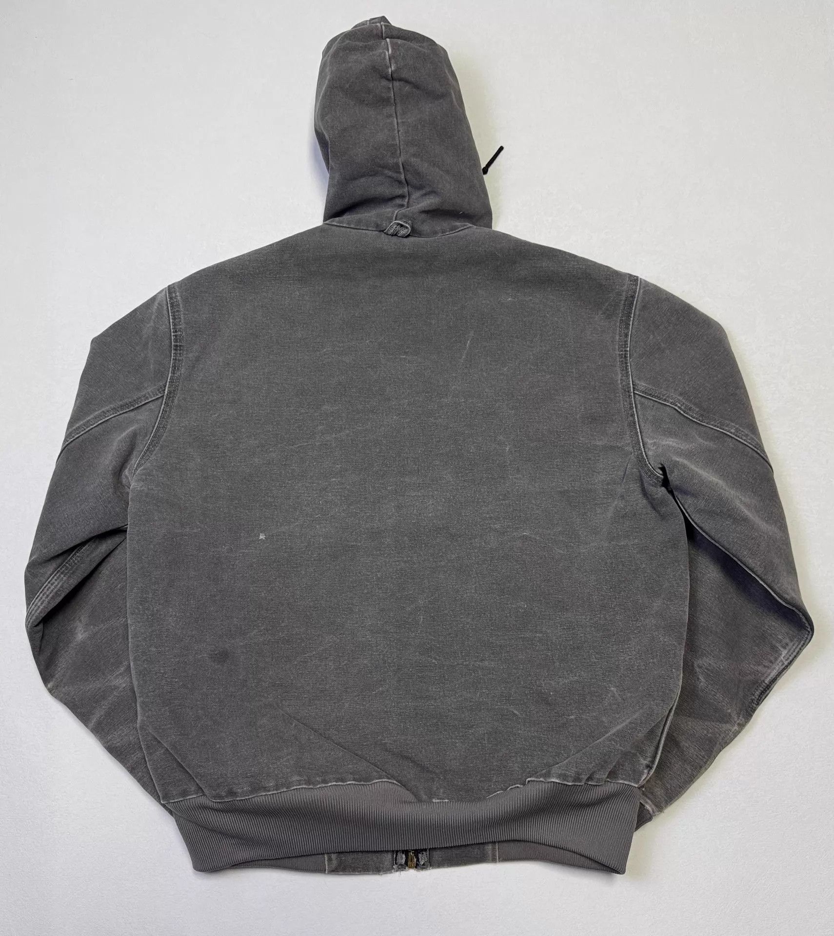 Carhartt Vintage Carhartt J06 Hooded Work Jacket Cement Gray M 2000 Size US M / EU 48-50 / 2 - 5 Thumbnail