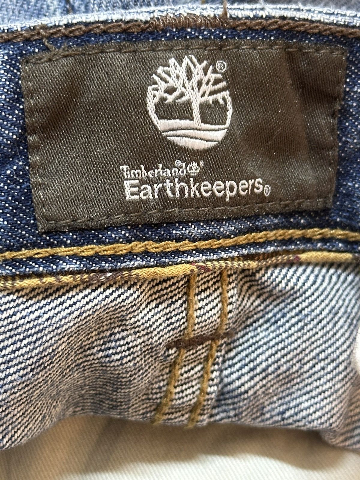 Timberland Vintage Timberland Blue Faded Wash Distress Loose Jeans Size US 32 / EU 48 - 9 Thumbnail