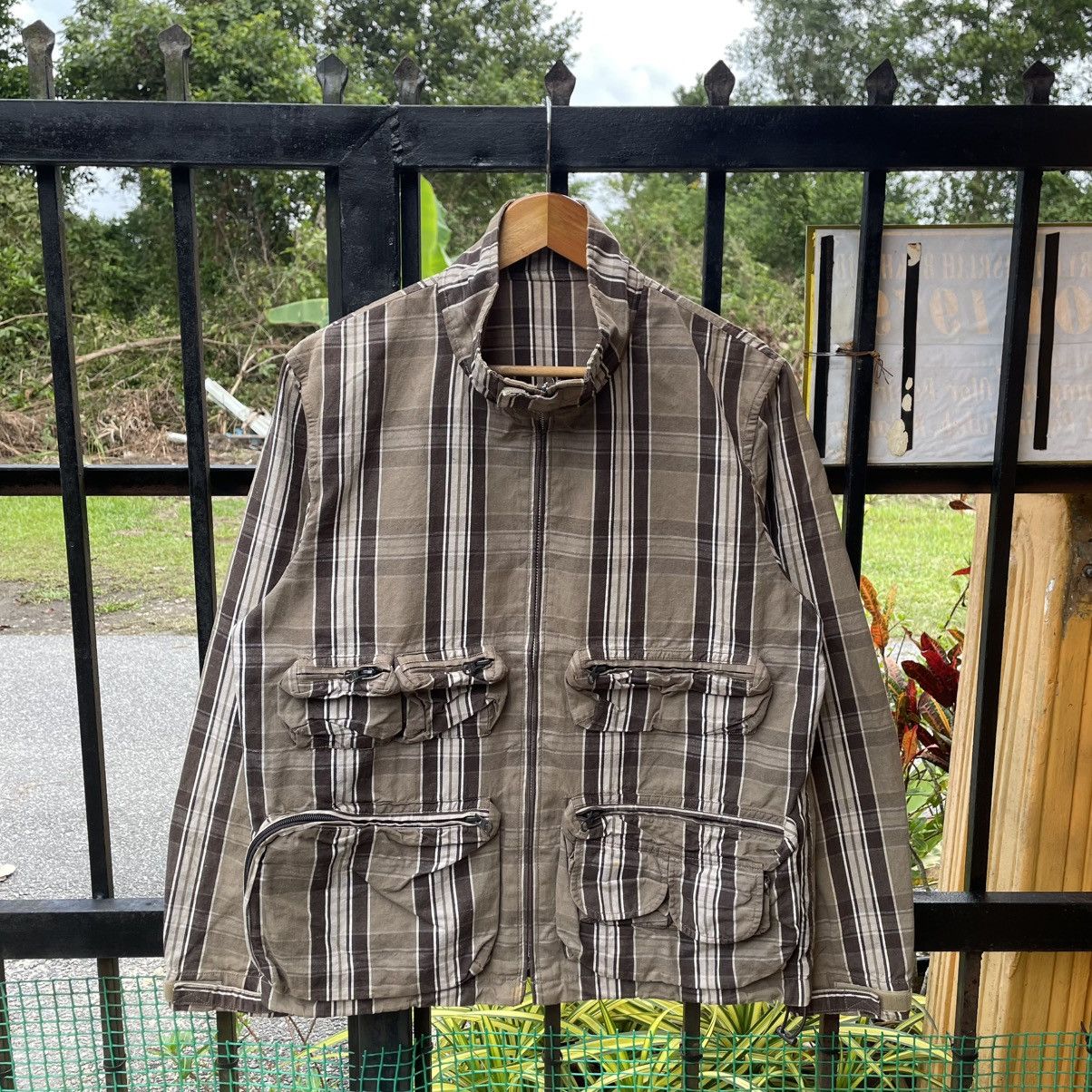 🔥🇯🇵Com Ca Ism Multipockets Tactical Checkerd Light Jacket