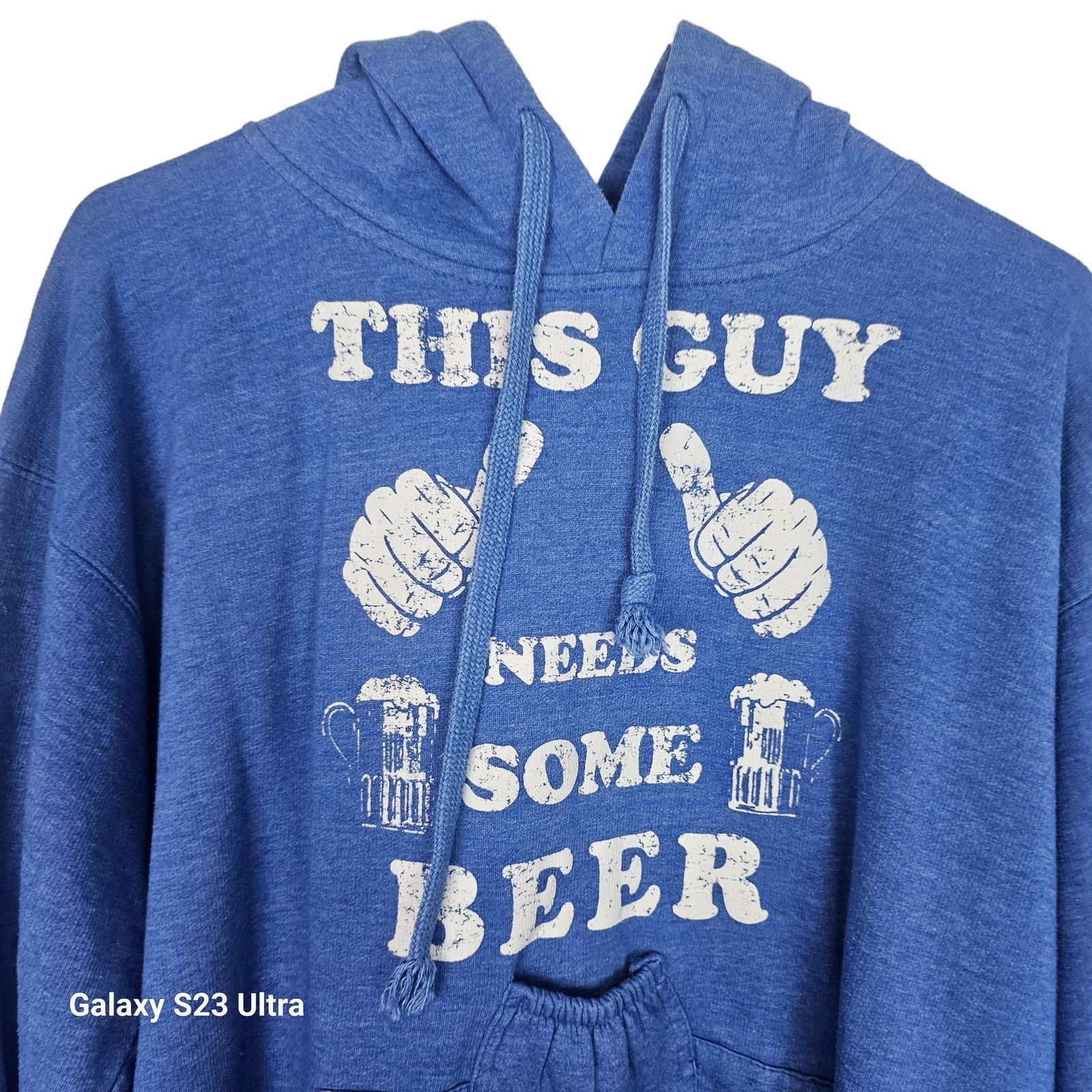 Vintage Vintage Brew City Mens Hoodie Sweatshirt Pullover Size L Size US L / EU 52-54 / 3 - 2 Thumbnail