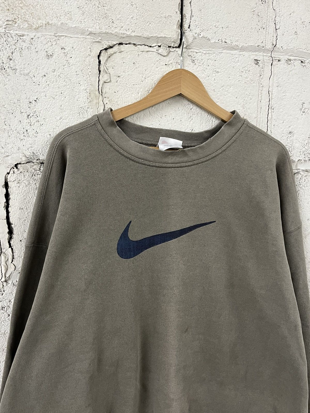 Nike Nike vintage center swoosh big swoosh faded, mocha brown Size US XXL / EU 58 / 5 - 5 Thumbnail