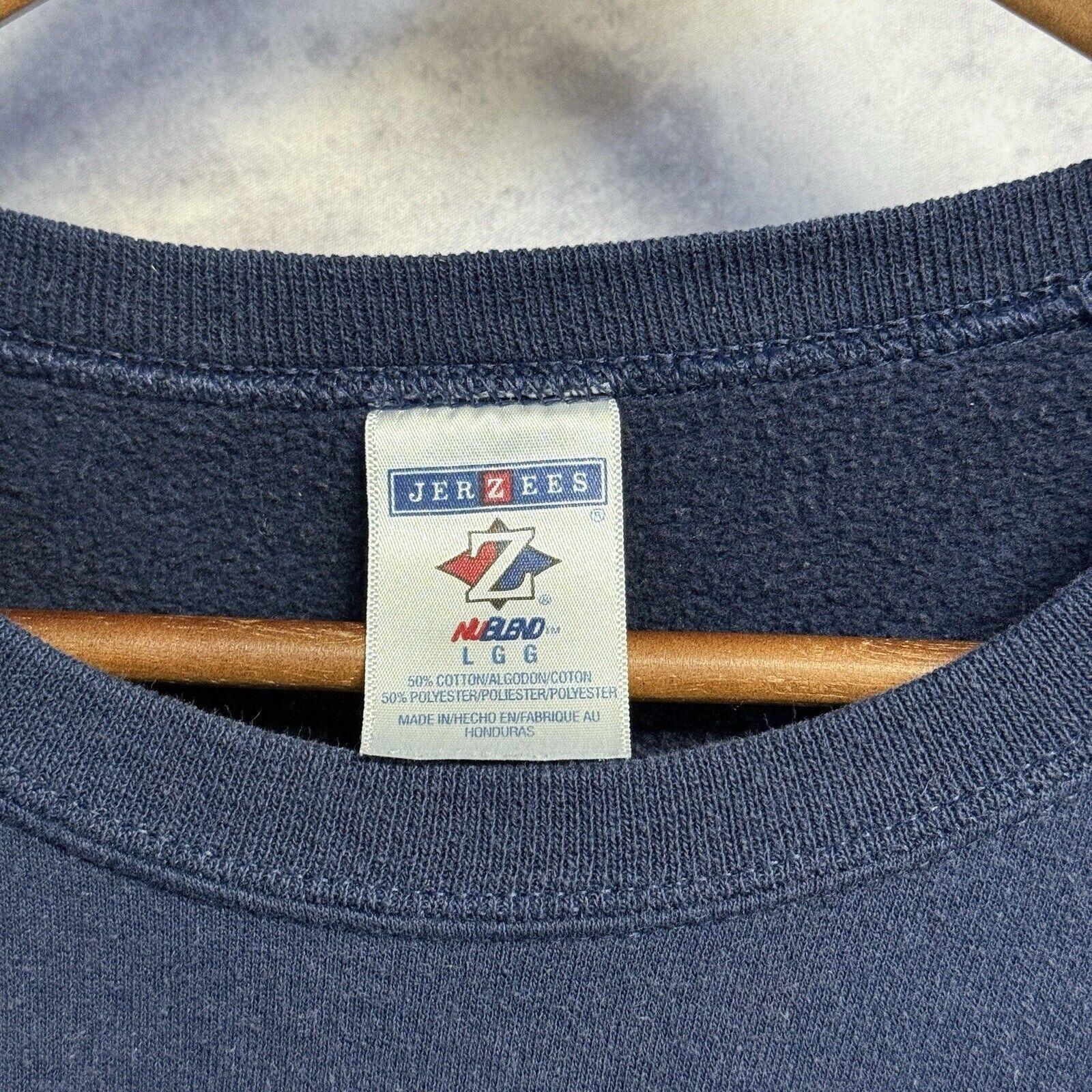 Vintage Vintage Fire Dept Sweatshirt Mens Large Blue Crew Neck Pluma Size US L / EU 52-54 / 3 - 3 Thumbnail