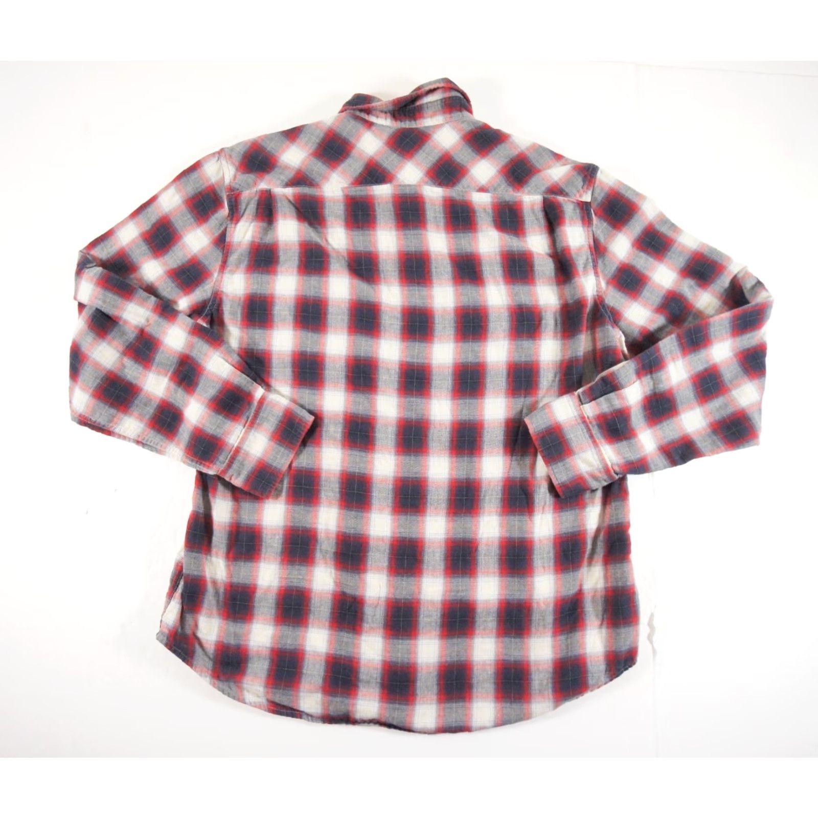 Vince Vince Mens XL Red Button-Up Shirt Plaid Check Long Sleeve Collared Classic Preppy Size US XL / EU 56 / 4 - 5 Thumbnail