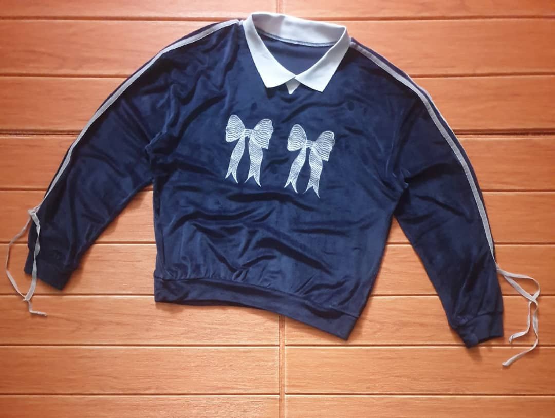 Japanese Brand Lyeon blue colour collar shirt Size L / US 10 / IT 46 - 1 Thumbnail
