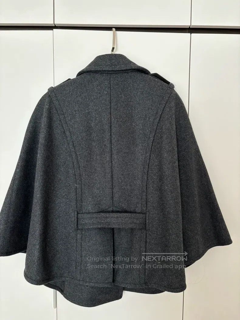 Valentino Valentino Gray woolen cape coat Size S / US 4 / IT 40 - 3 Thumbnail